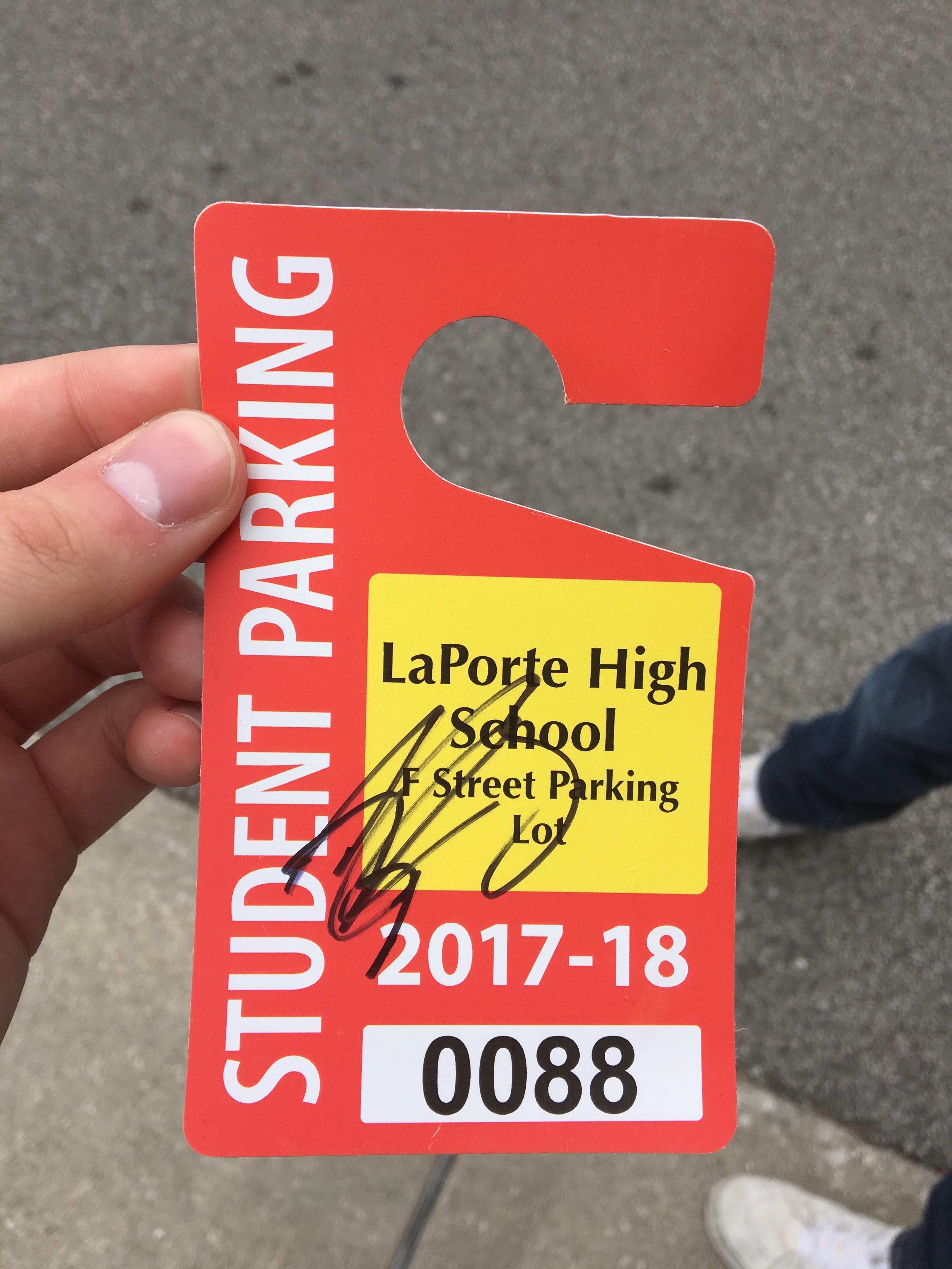 When I saw my parking pass was issued 88 two years ago, I knew what