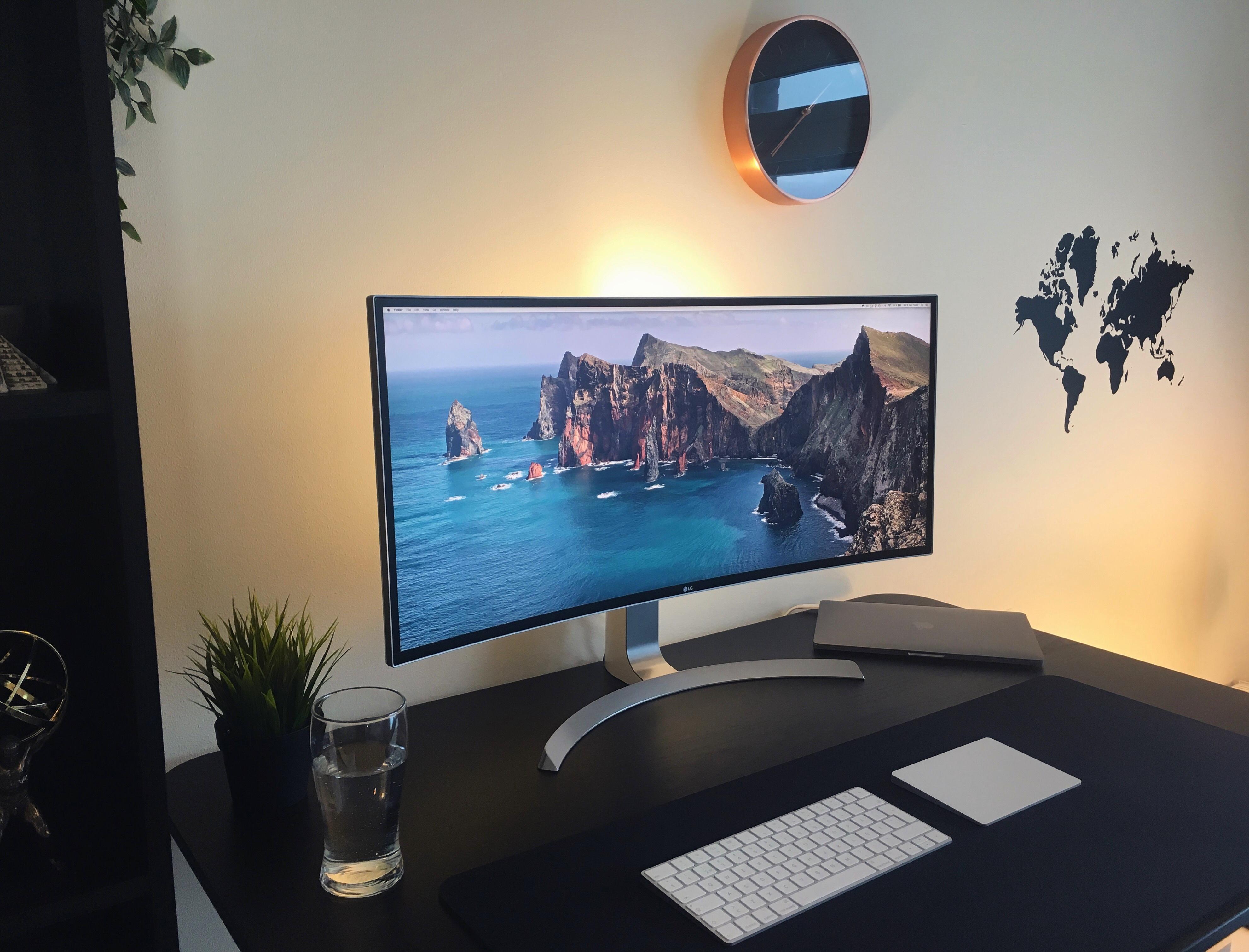 The Ascension. New singlecable Mac setup with an LG 34UC99W r