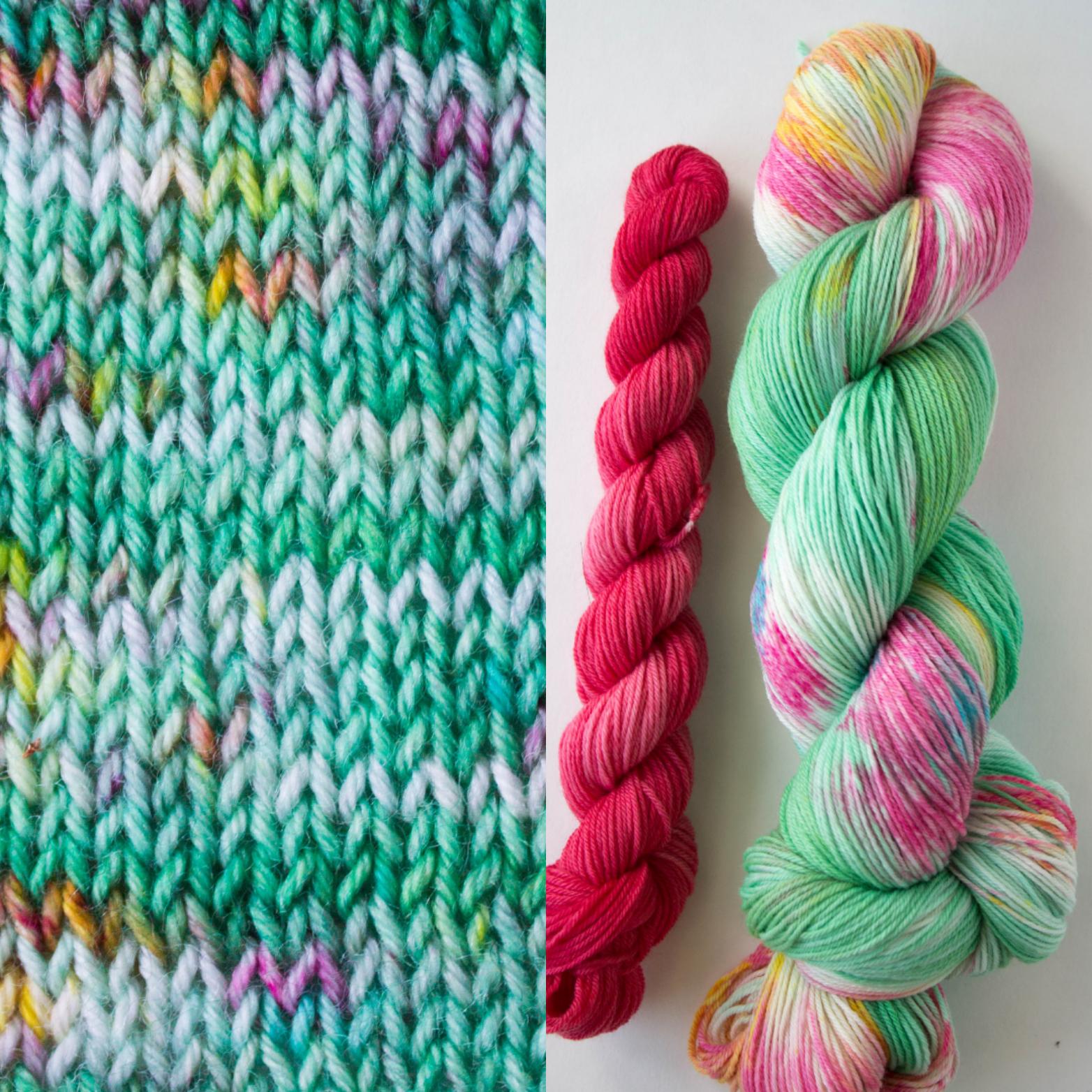 I love seeing how hand dyed yarn knits up. r/yarnporn