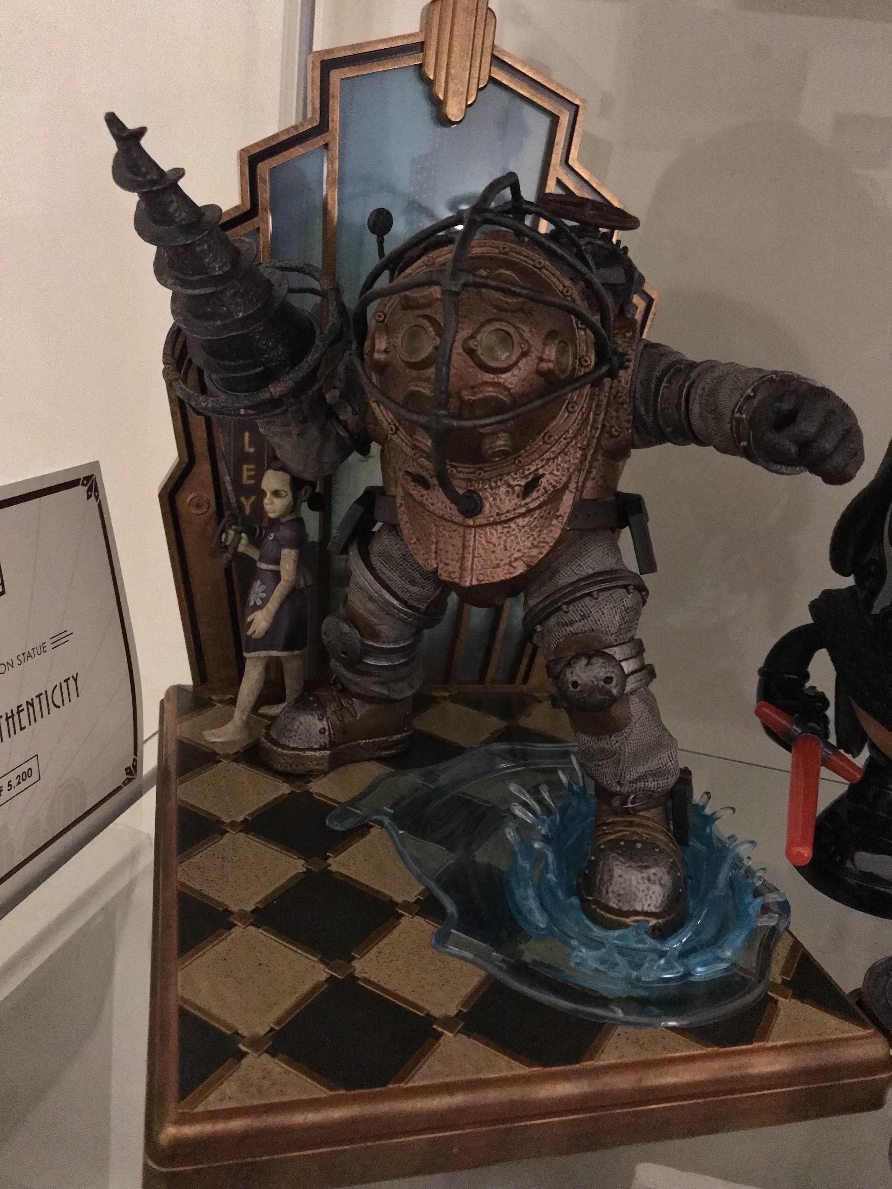 Figurine from the "10th anniversary collector's edition of Bioshock