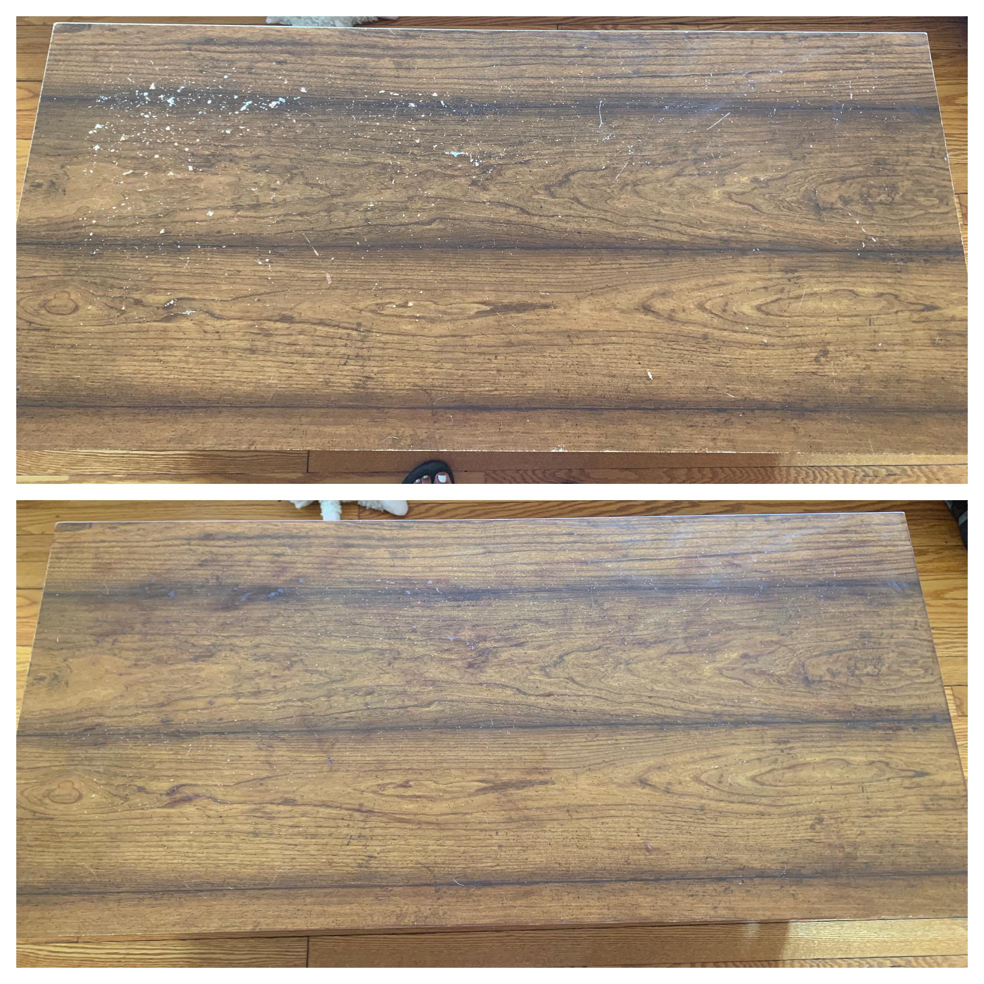 Those furniture markers for touching up nicks and dings work really