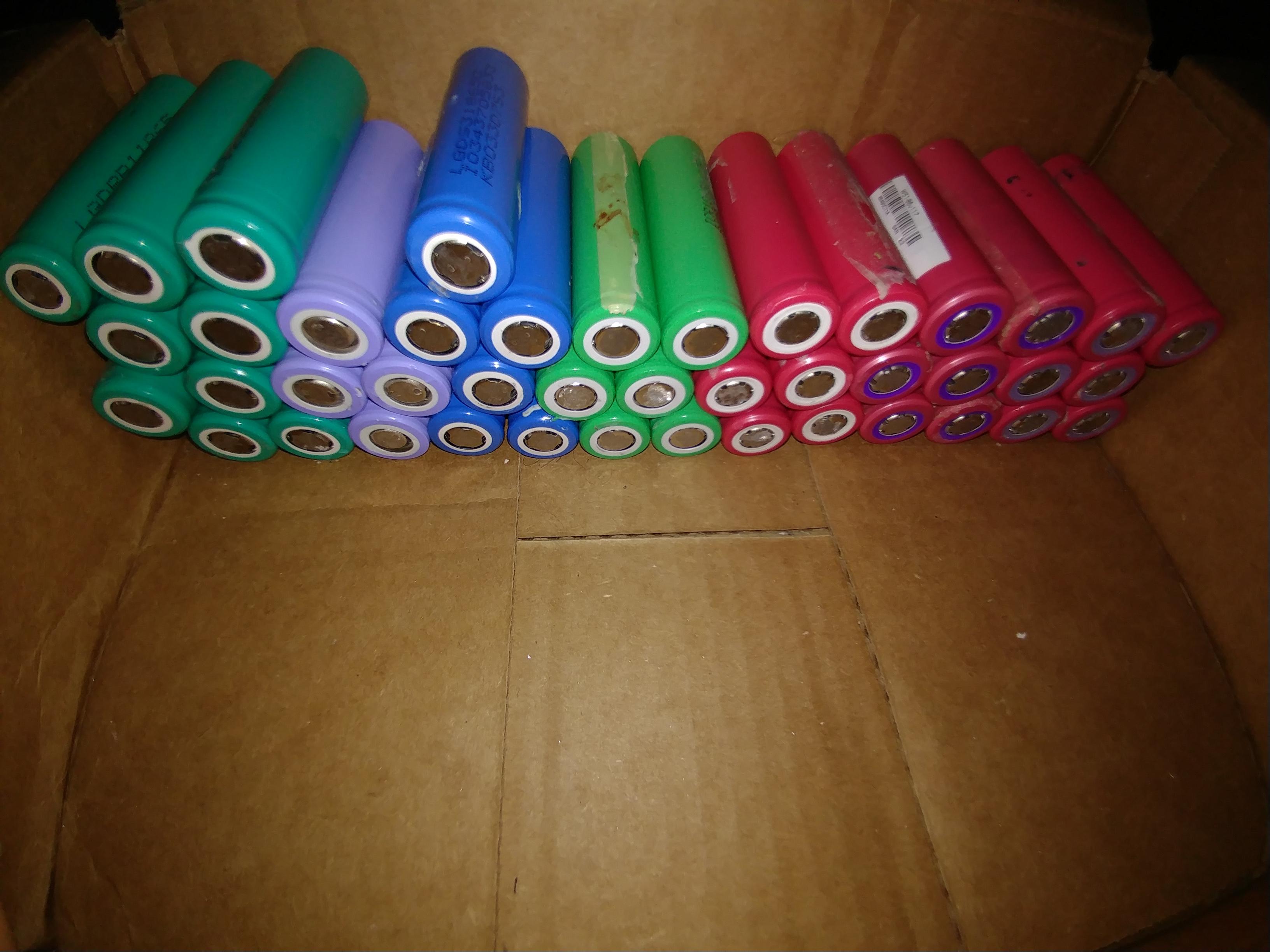 Had my first experience recycling 18650s from old laptop batteries r