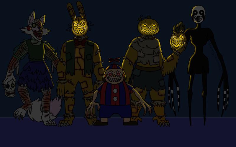 Here is my take on the Halloween DLC of FNAF 4! r/fivenightsatfreddys