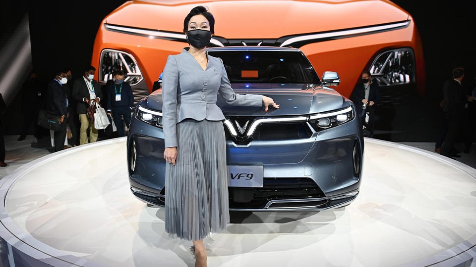 VinFast Vietnamese car company entered the top 10 "coolest" cars at