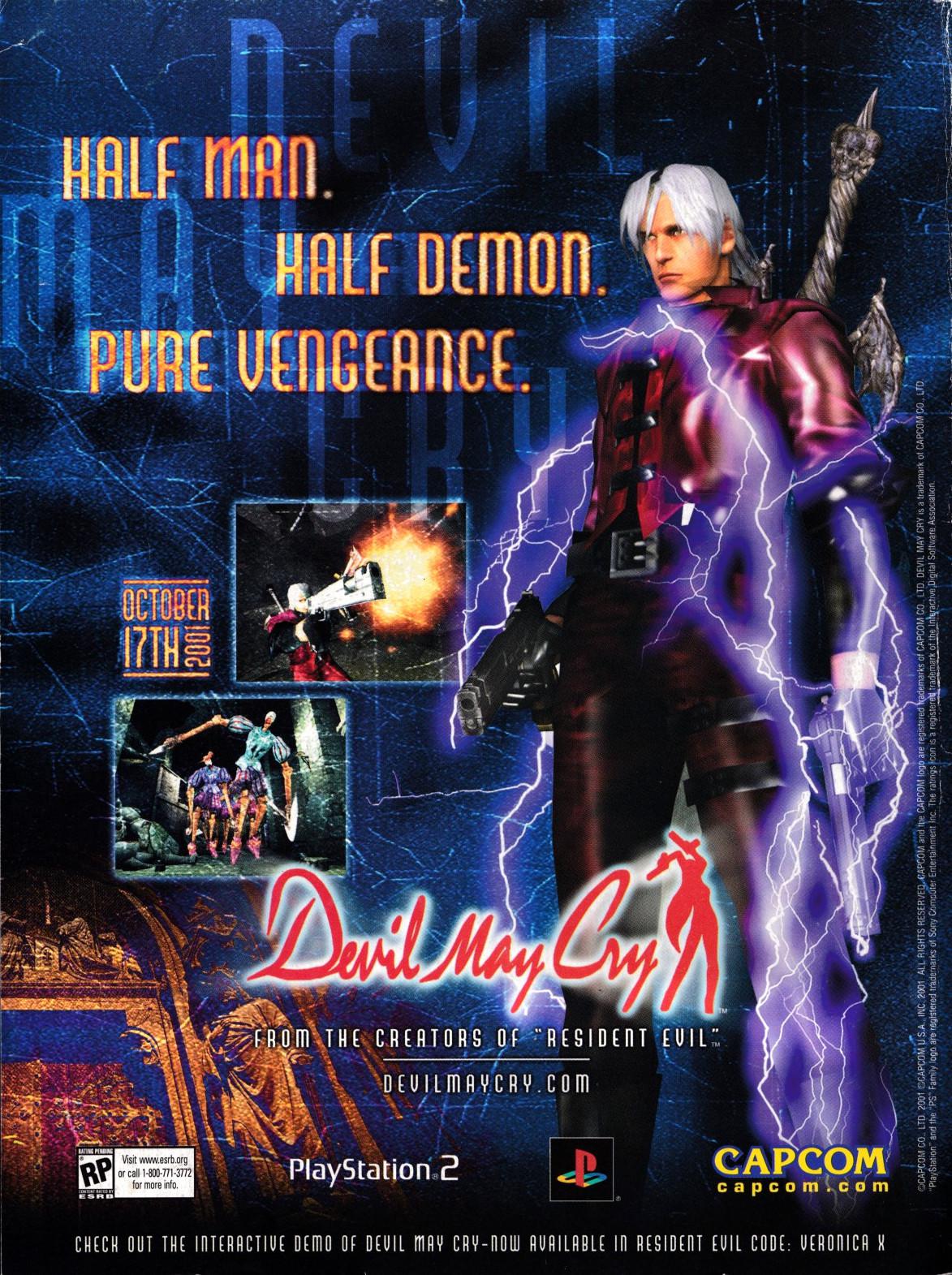 ‘Devil May Cry ‘Half Man. Half Demon. Pure Vengeance.’’ Electronic