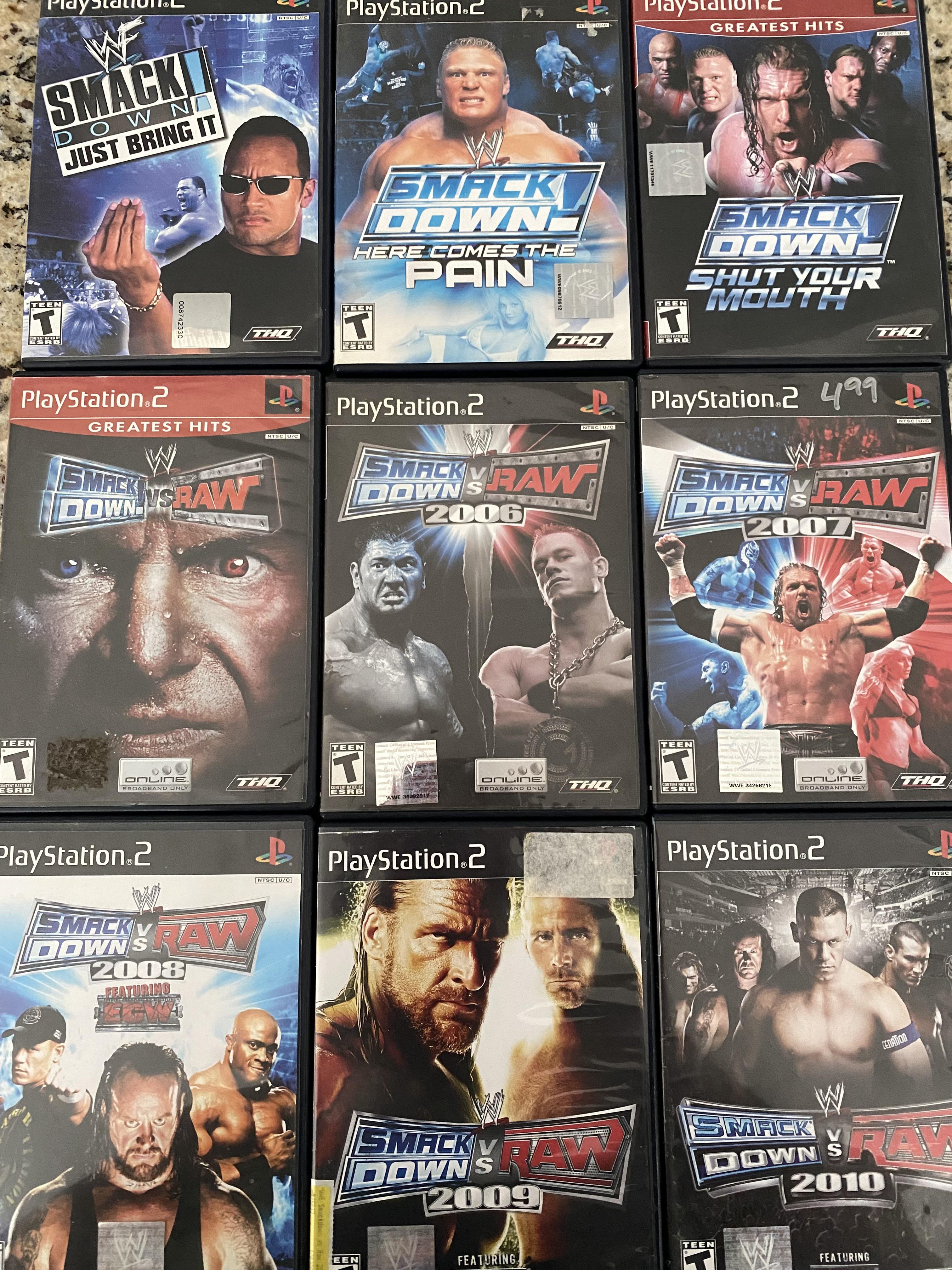 All Psp Wwe Games