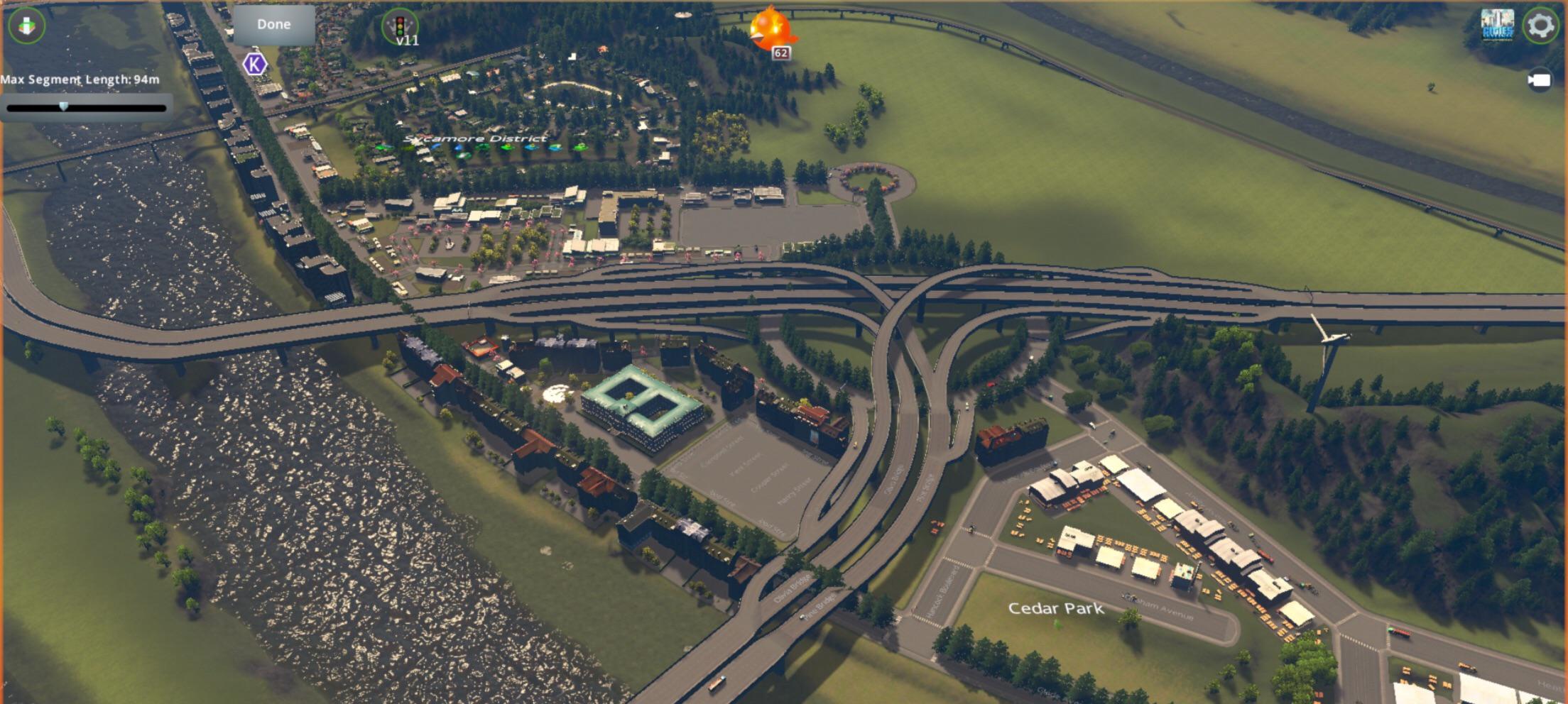 First interchange I built. Town’s only at 5k pop but do you think it’ll
