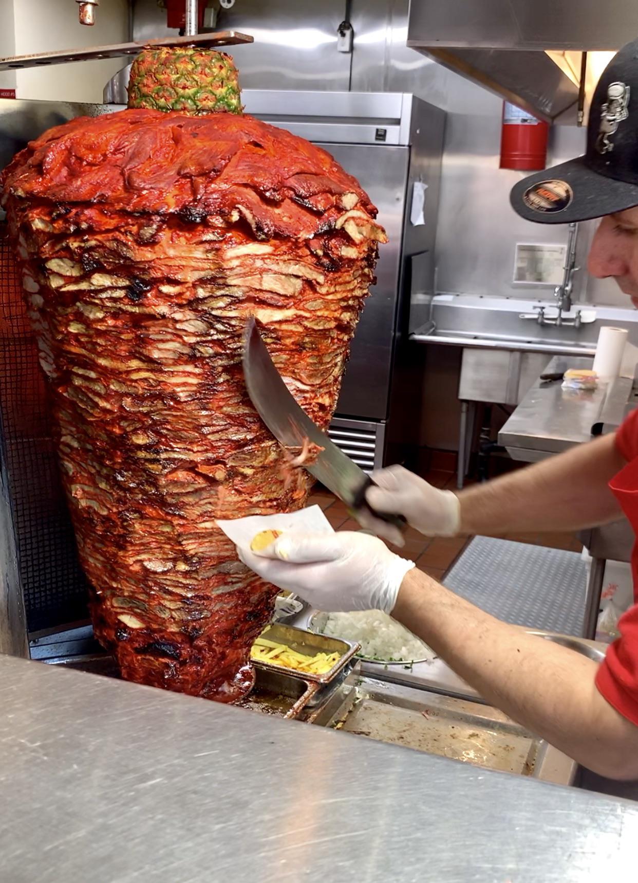 Tacos de Pastor from Tacos El Gordo r/FoodPorn