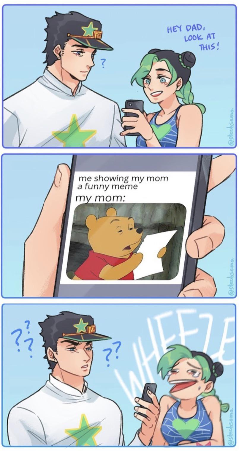 Jolyne and Jotaro by steohsama on Instagram r/wholesomejojo