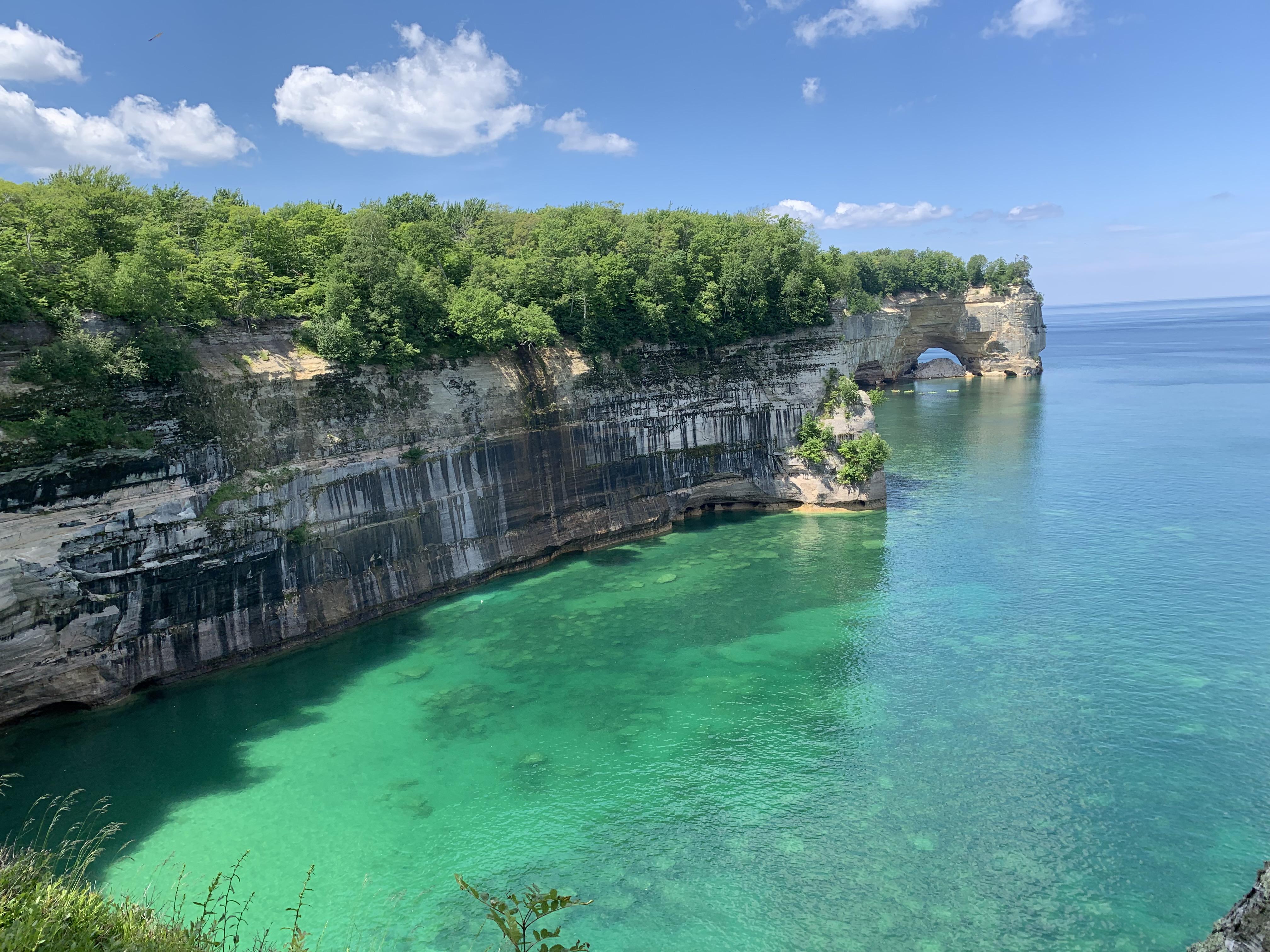 4th of July hike!! 🇺🇸 Pictured Rocks National Lakeshore, MI travel