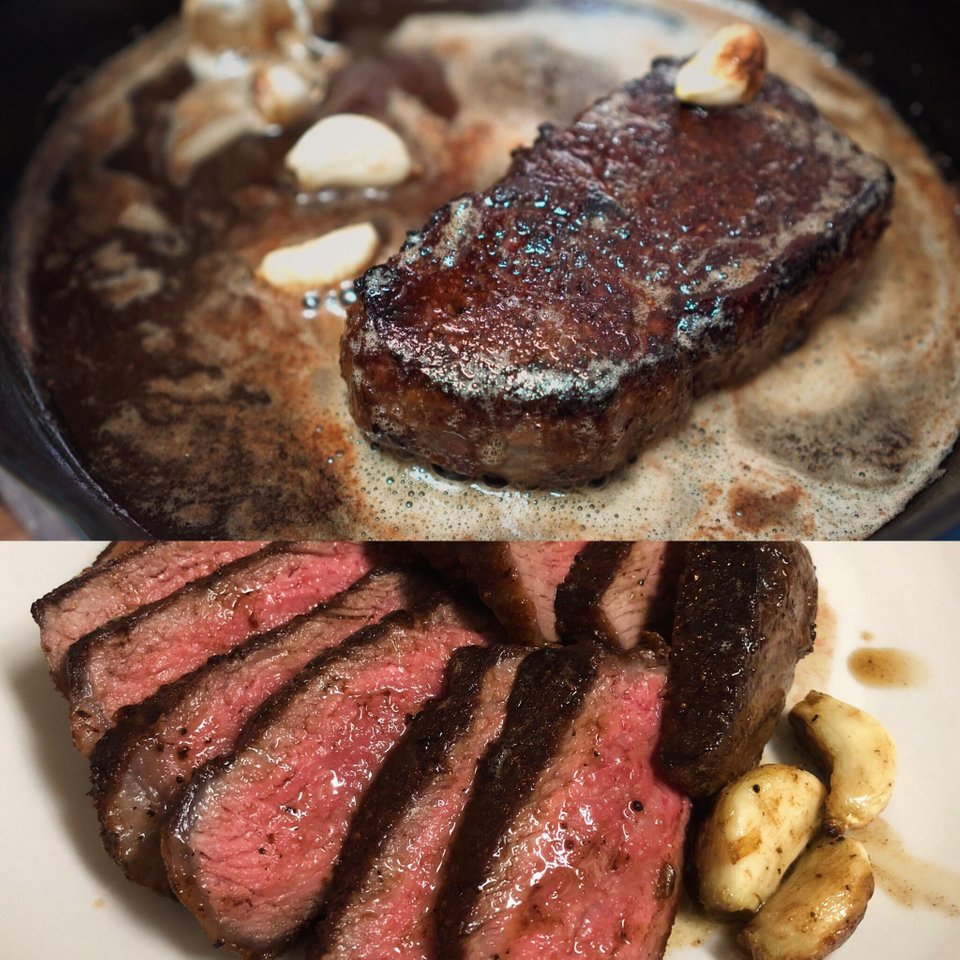Panseared Ribeye Steak r/recipes