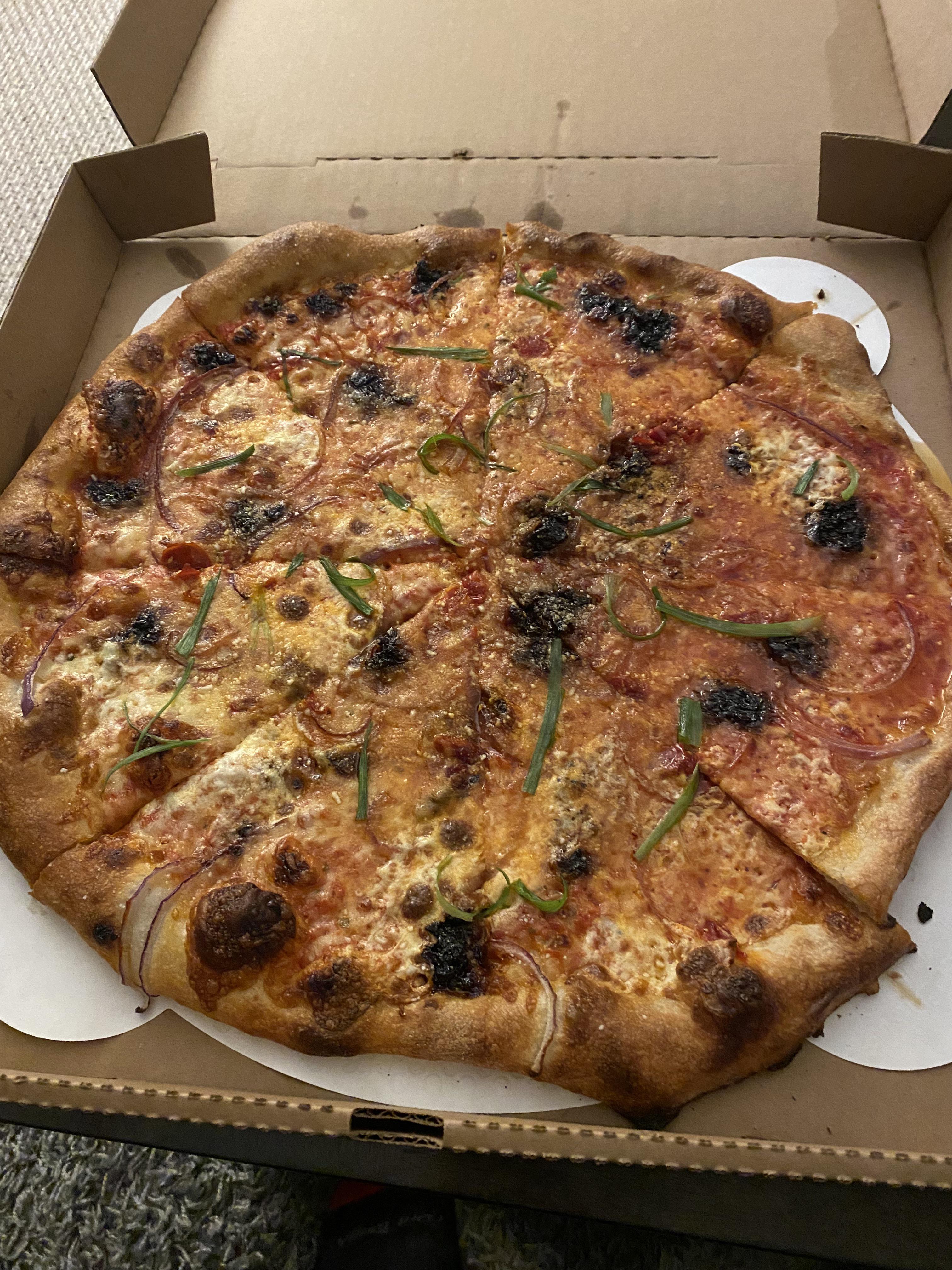 Bacon Jam Pizza from Zaza’s r/chicagofood