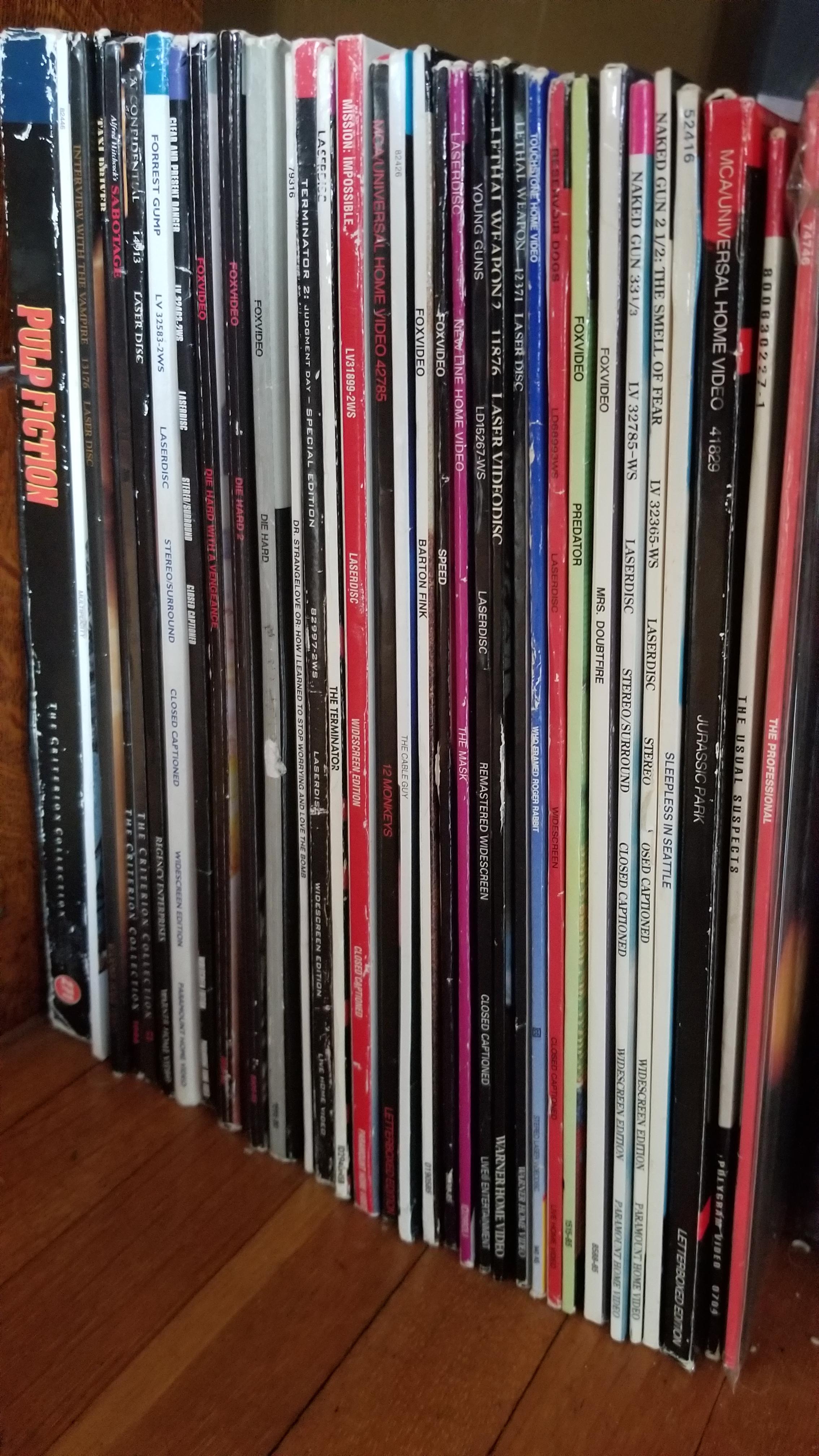 The start of my Laserdisc collection. r/LaserDisc