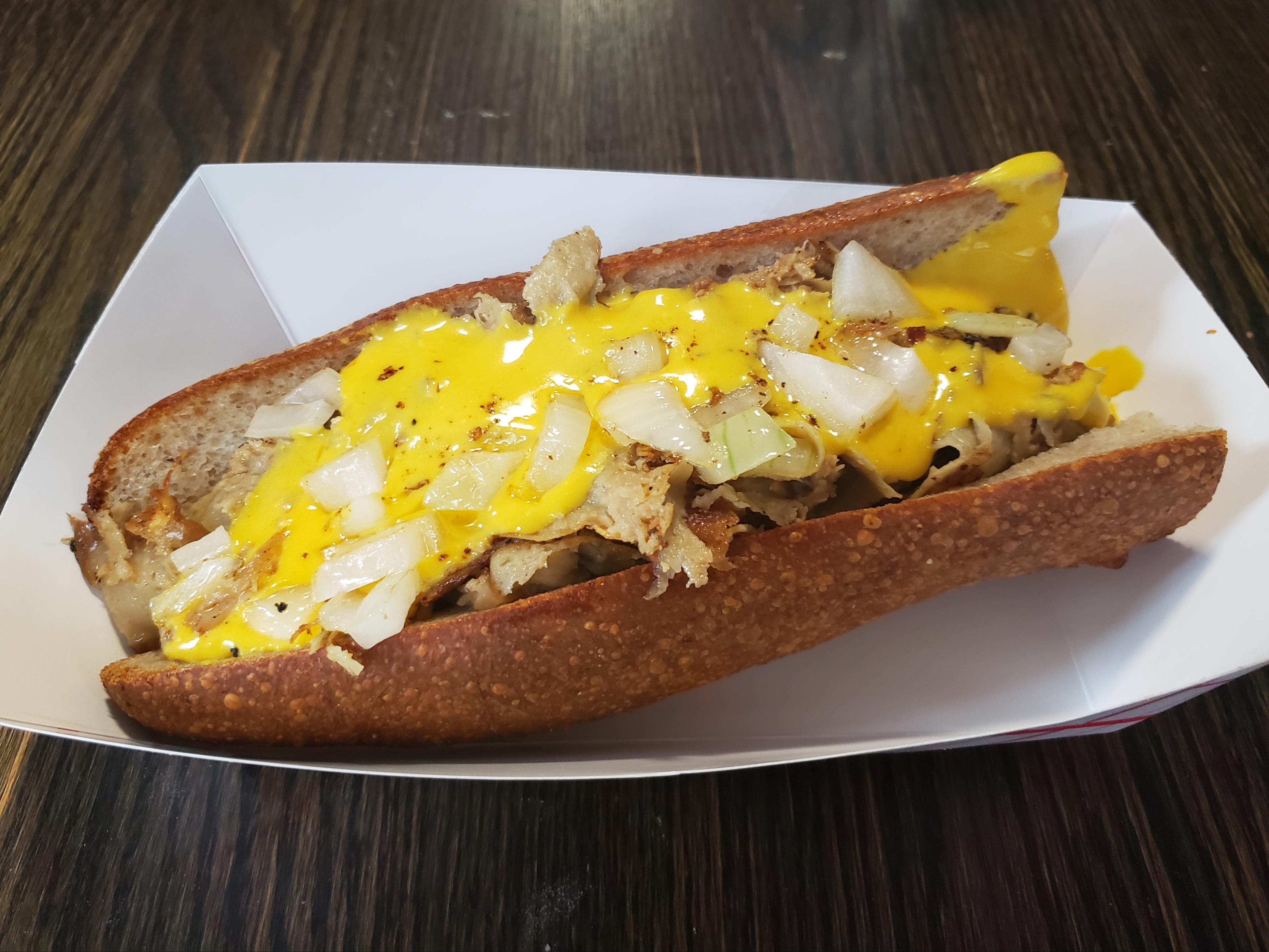 Vegan cheesesteak from Blackbird Pizzeria in Philadelphia r/vegan