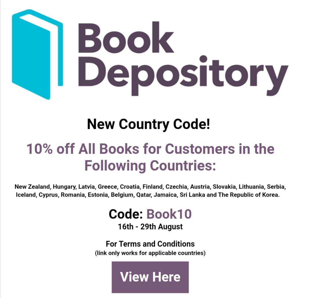 10 COUPON FOR SOME COUNTRIES r/BookDepository