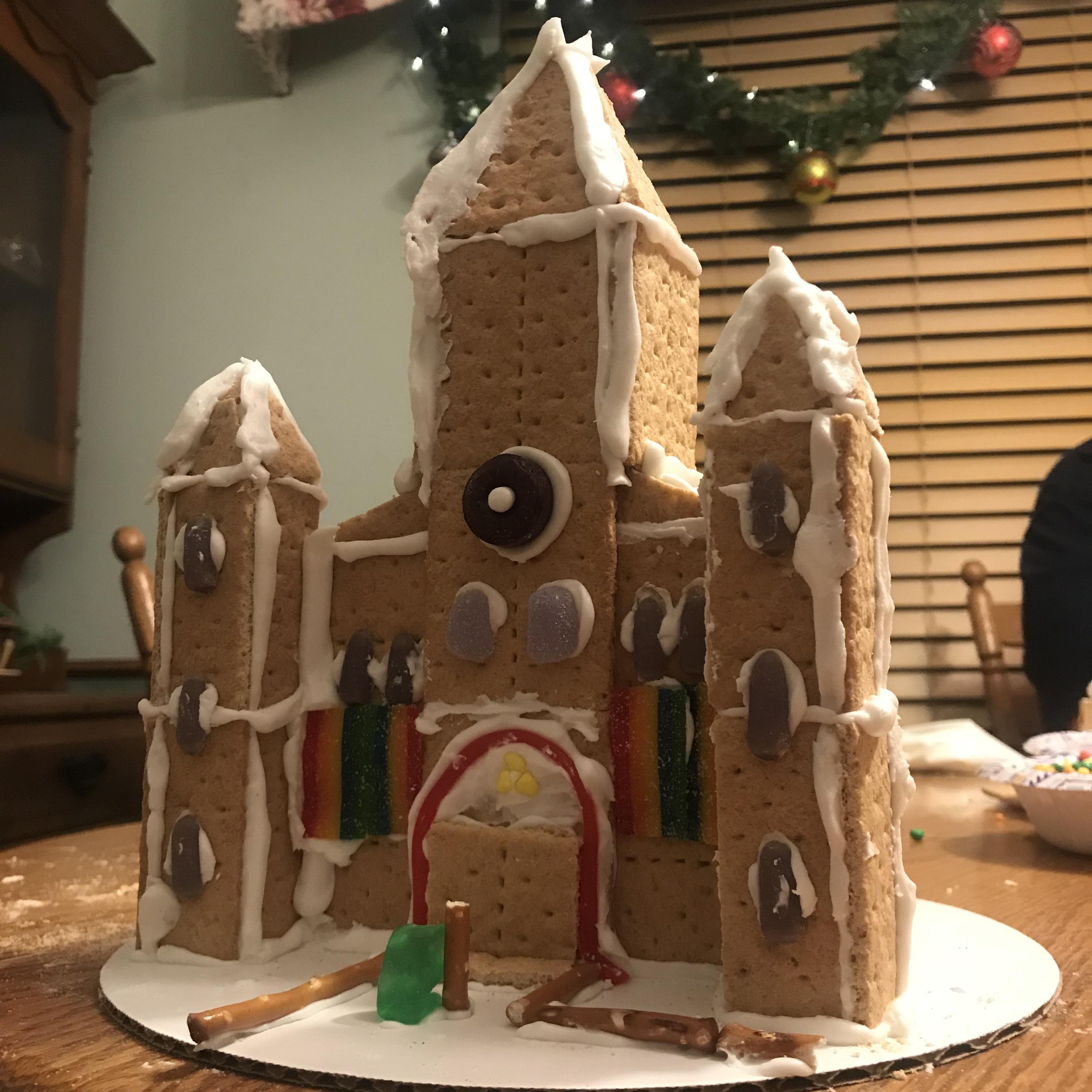 Temple of Time “Gingerbread” house by me r/zelda