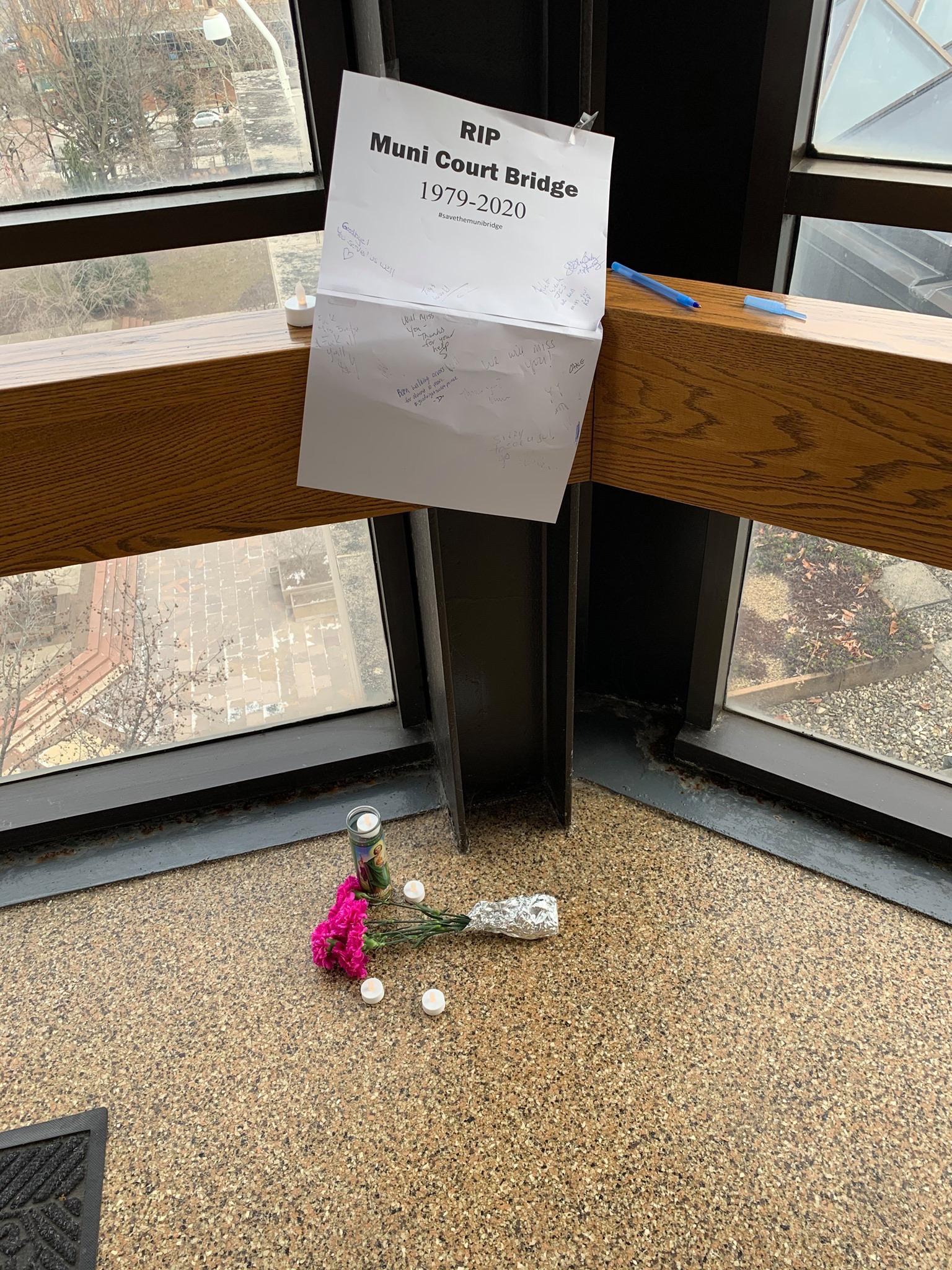 RIP. Courthouse employees will appreciate the RIP but not the loss of