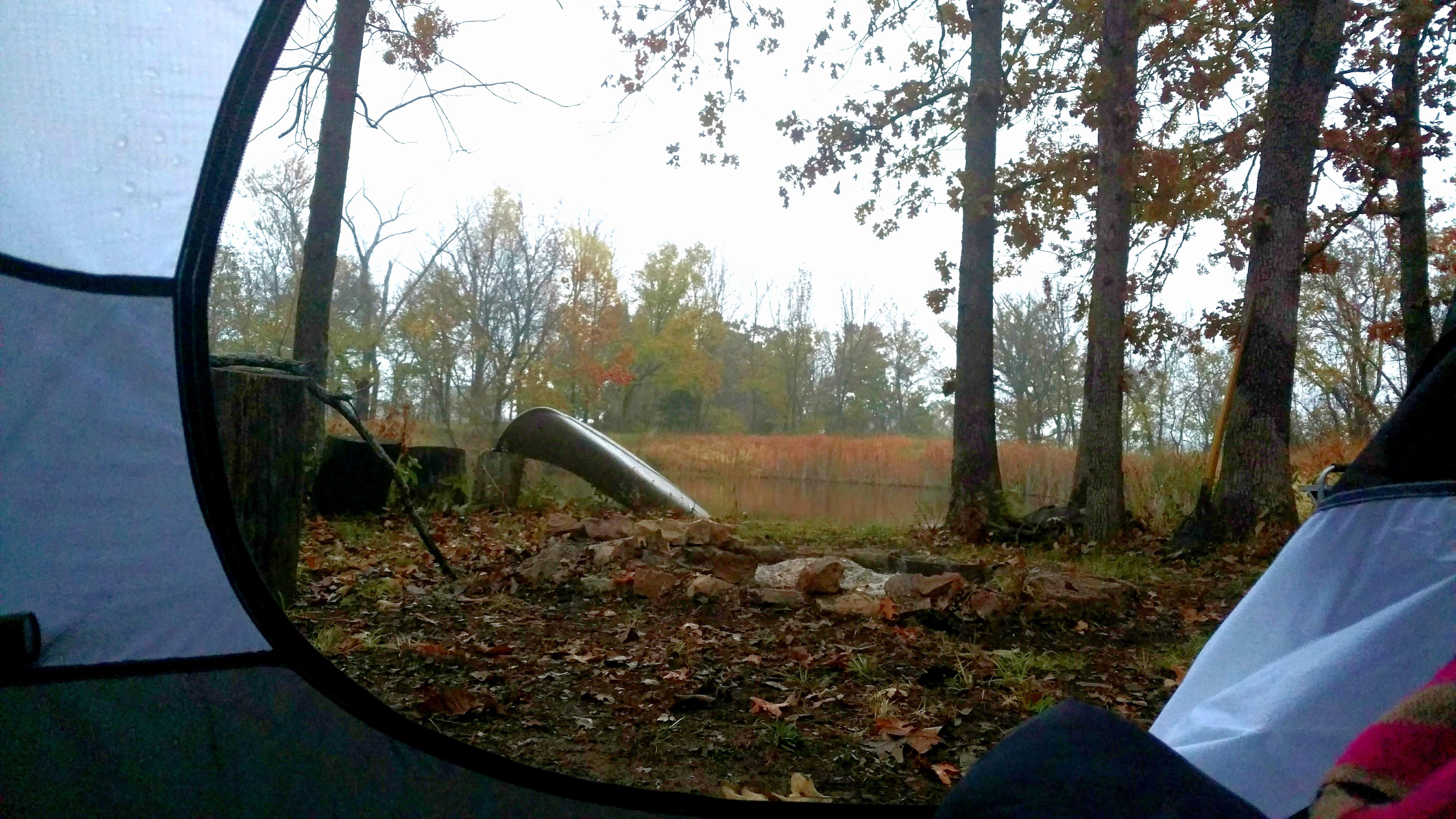 Late Autumn Kansas timber camping r/camping