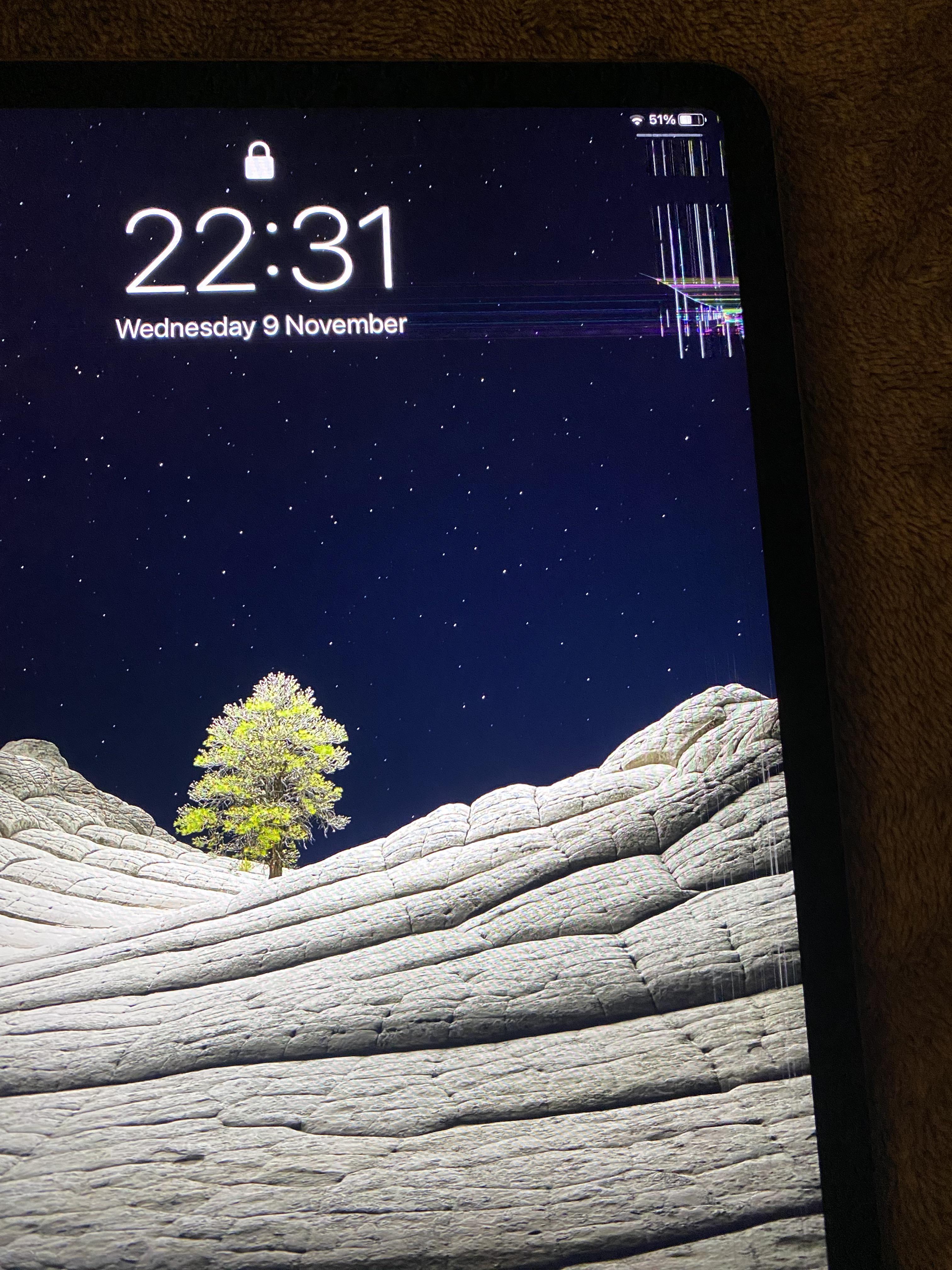 Will Apple Warranty cover? iPad pro 3rd Gen with screen damage. No