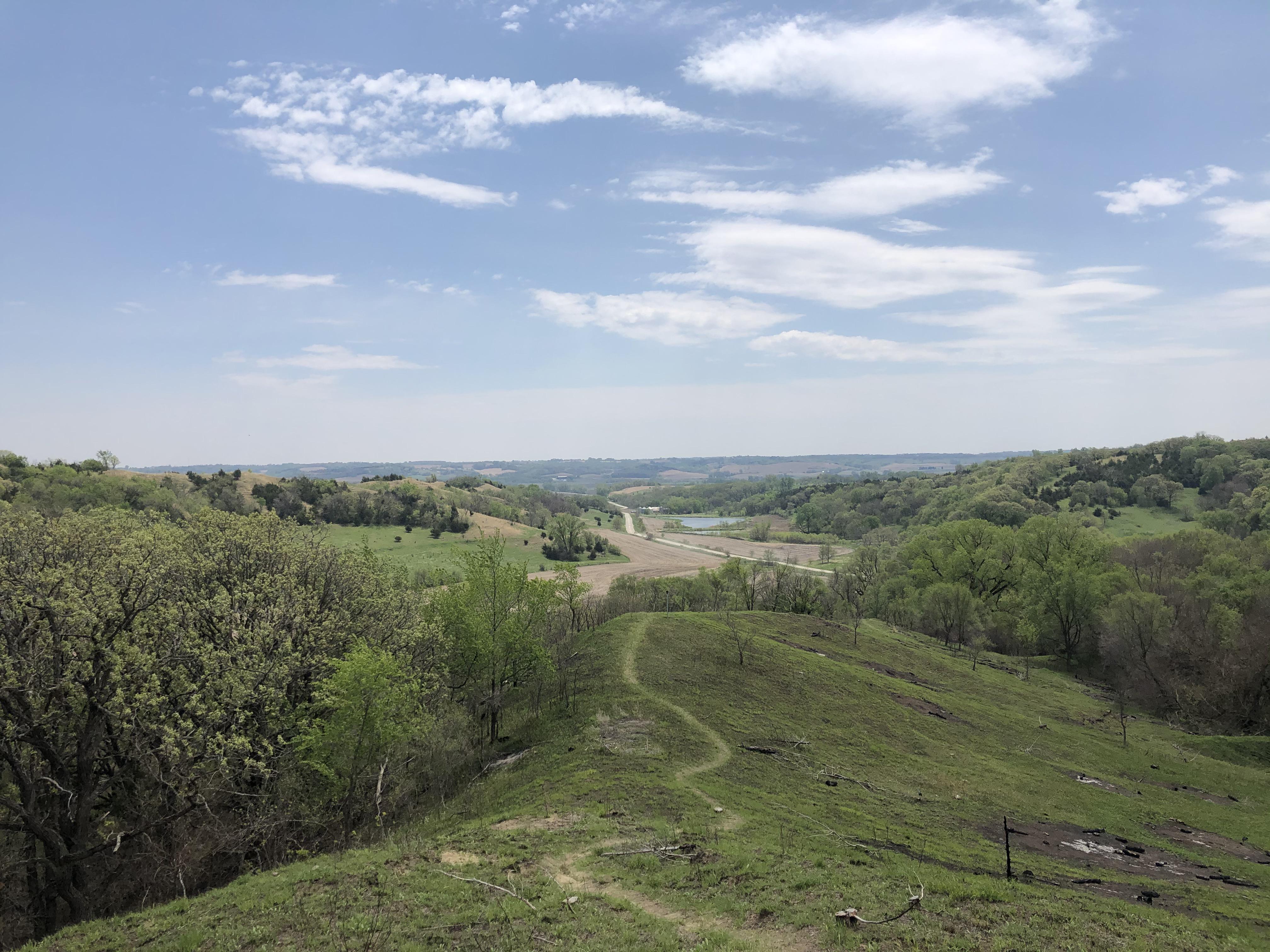 Spent last weekend at Loess Hills in Western Iowa on Brent's Trail. I'm