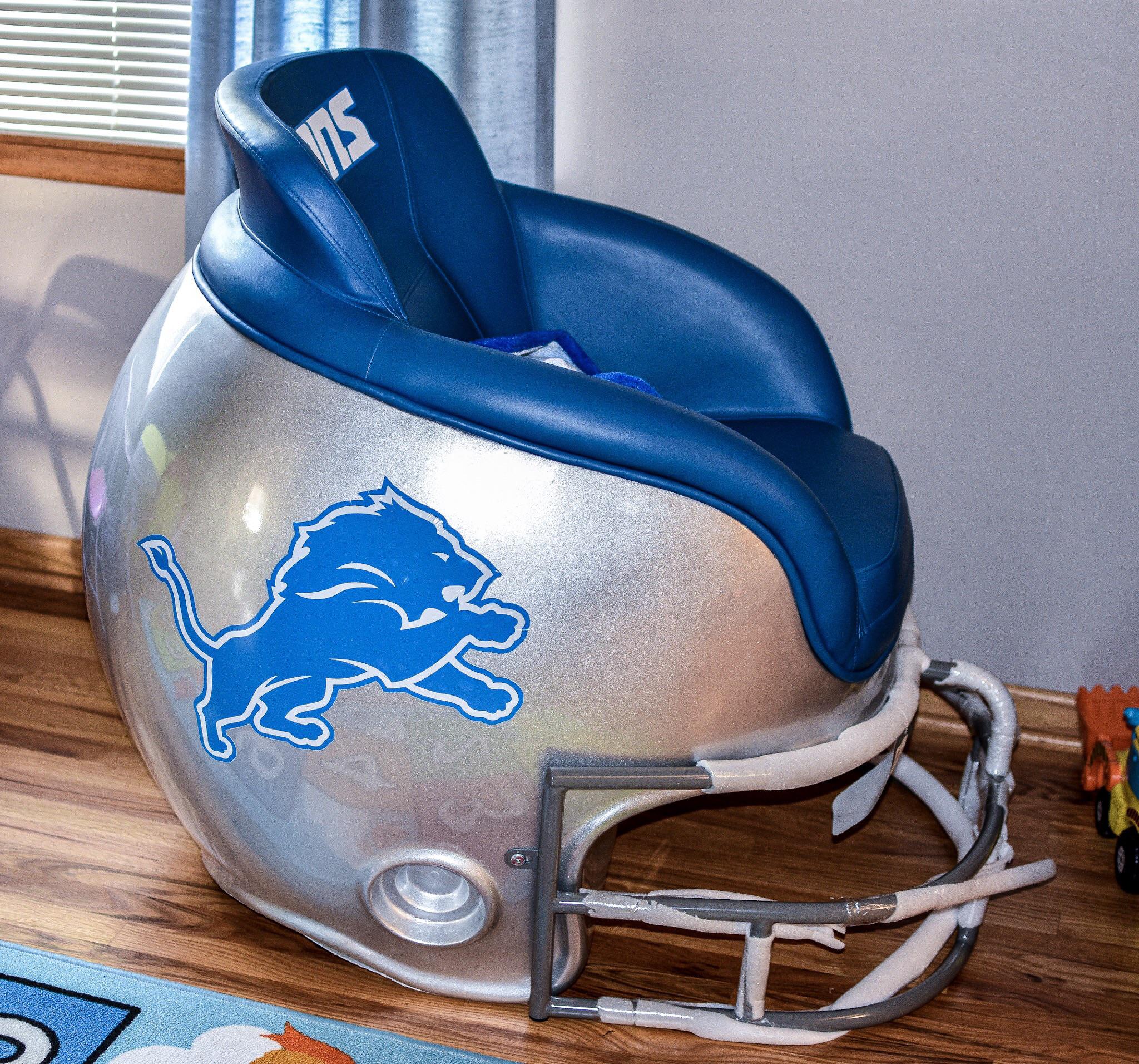 My new chair for watching the Lions when they aren’t at Ford Field