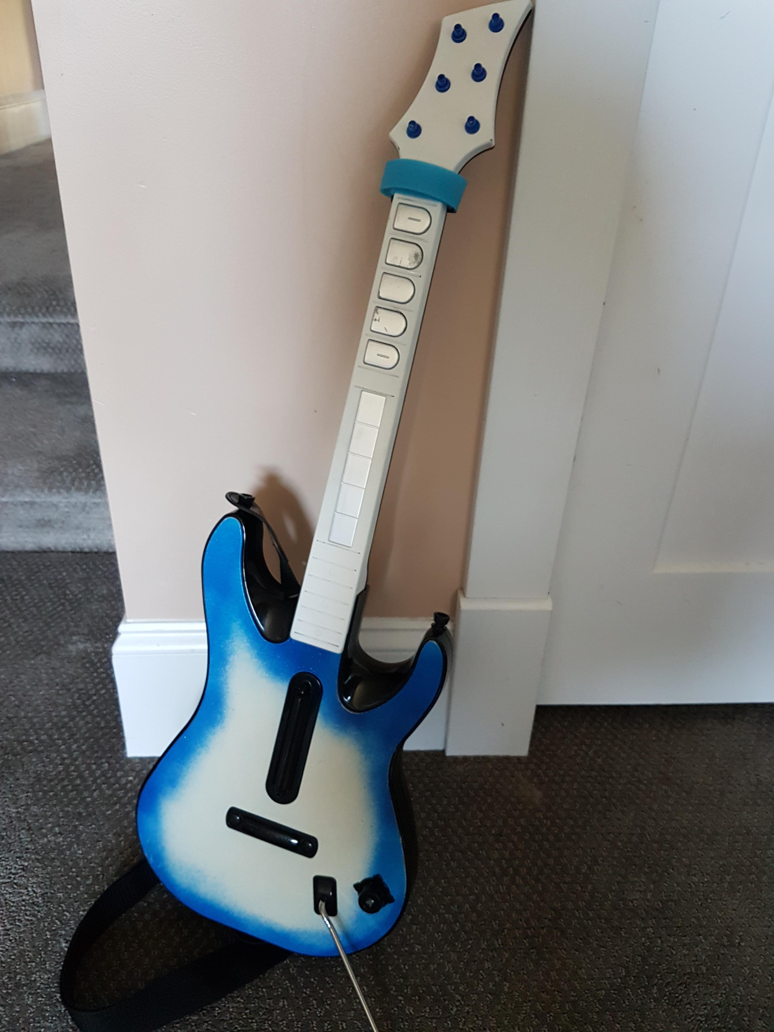 My custom painted world tour guitar r/GuitarHero