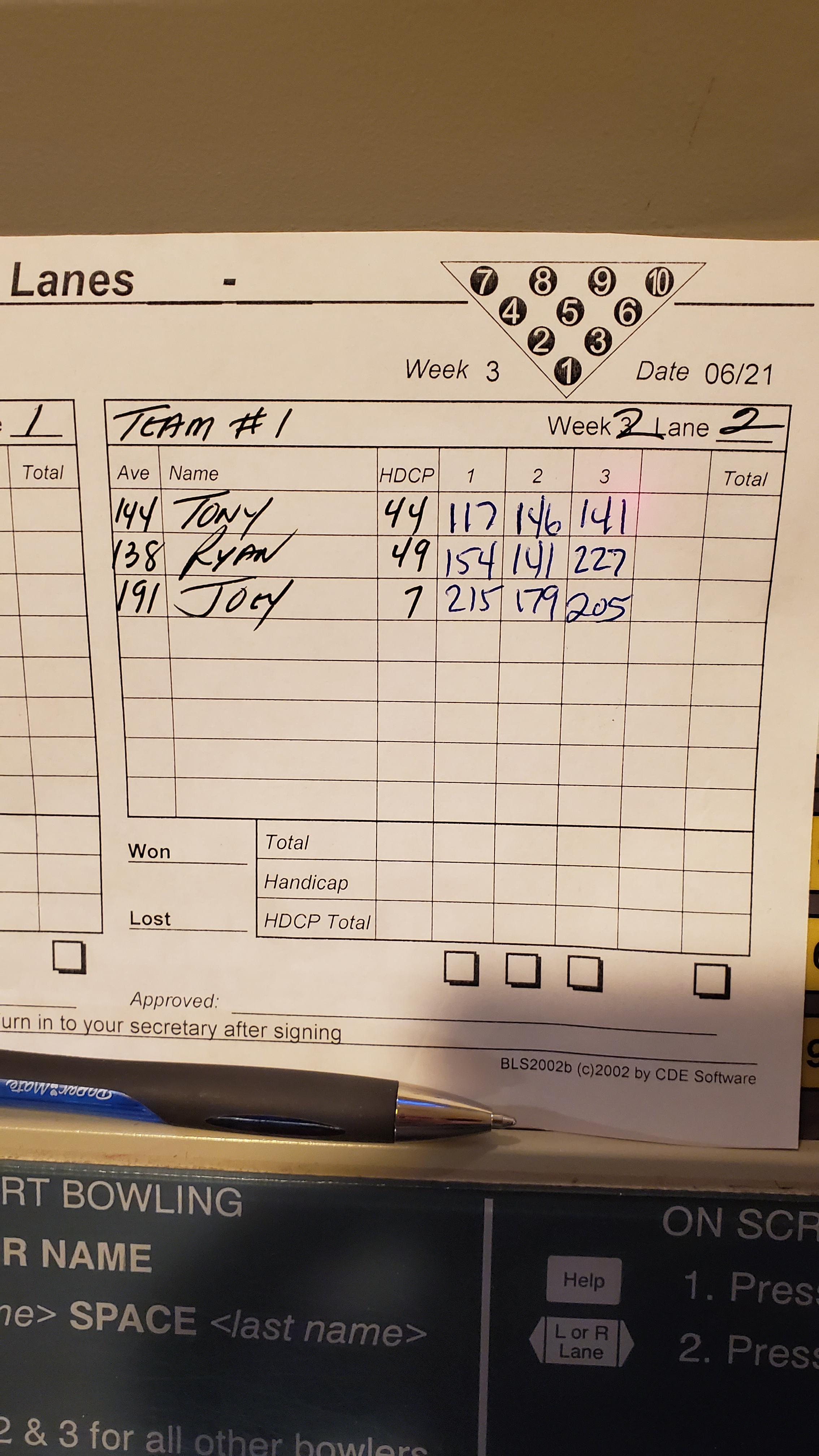 First sanctioned 200 game! 6 months in the making. r/Bowling