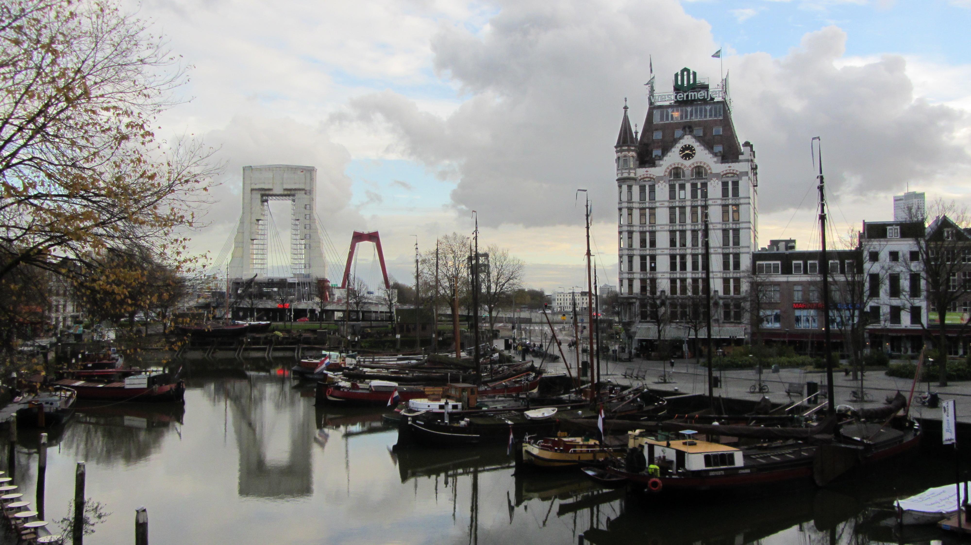 Rotterdam my favourite Dutch city & the view from the hostel I stayed