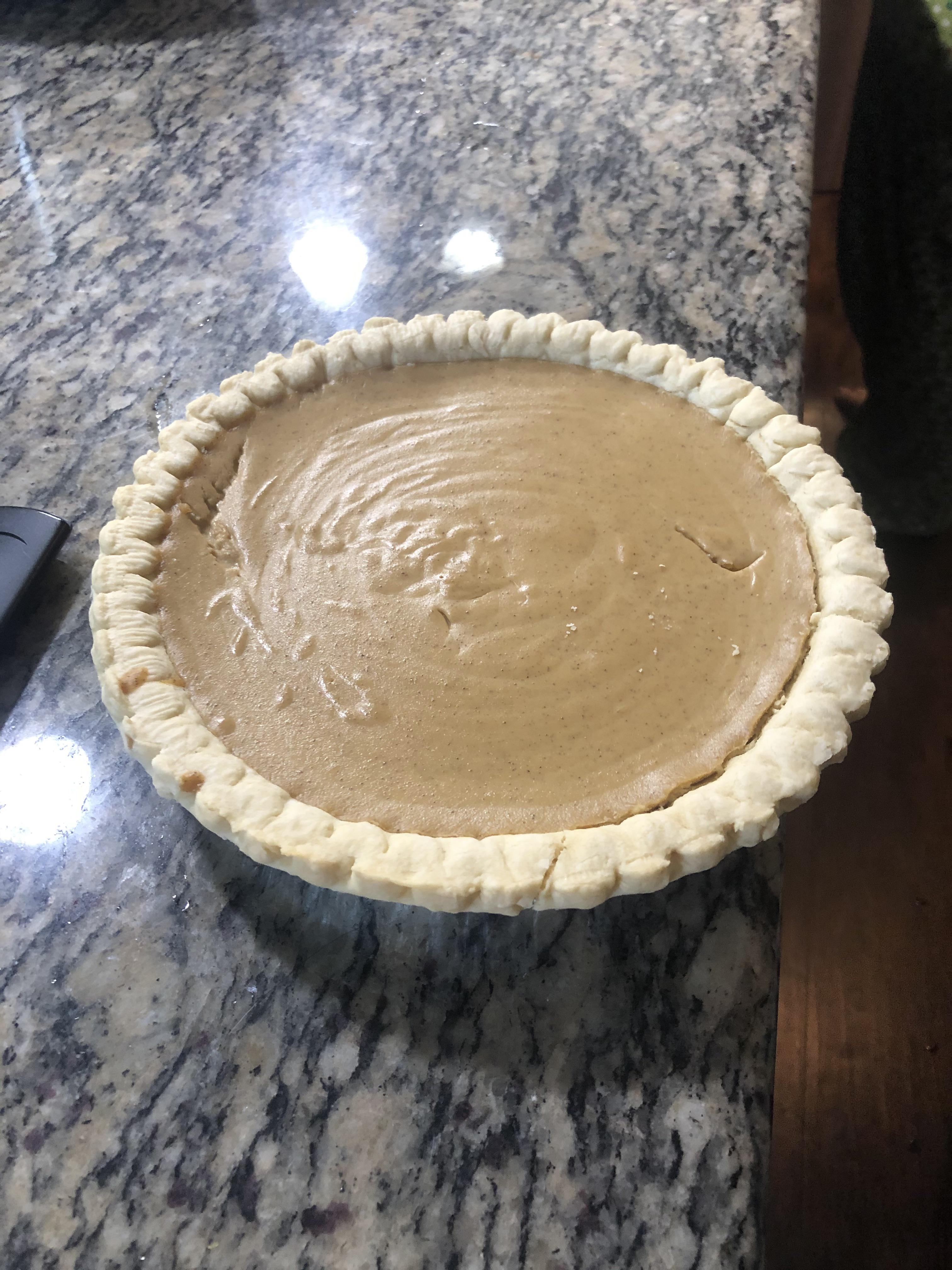 I made Toriel’s butterscotch cinnamon pie r/Undertale