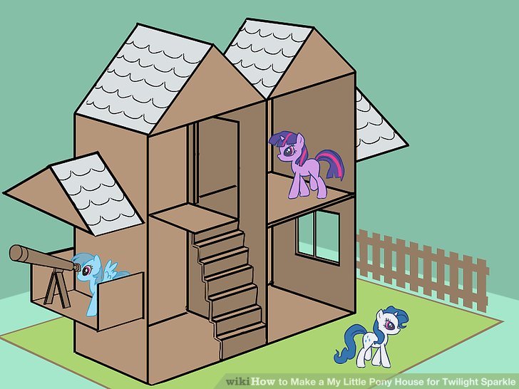 How to Make a My Little Pony House for Twilight Sparkle r/DisneyDilemma