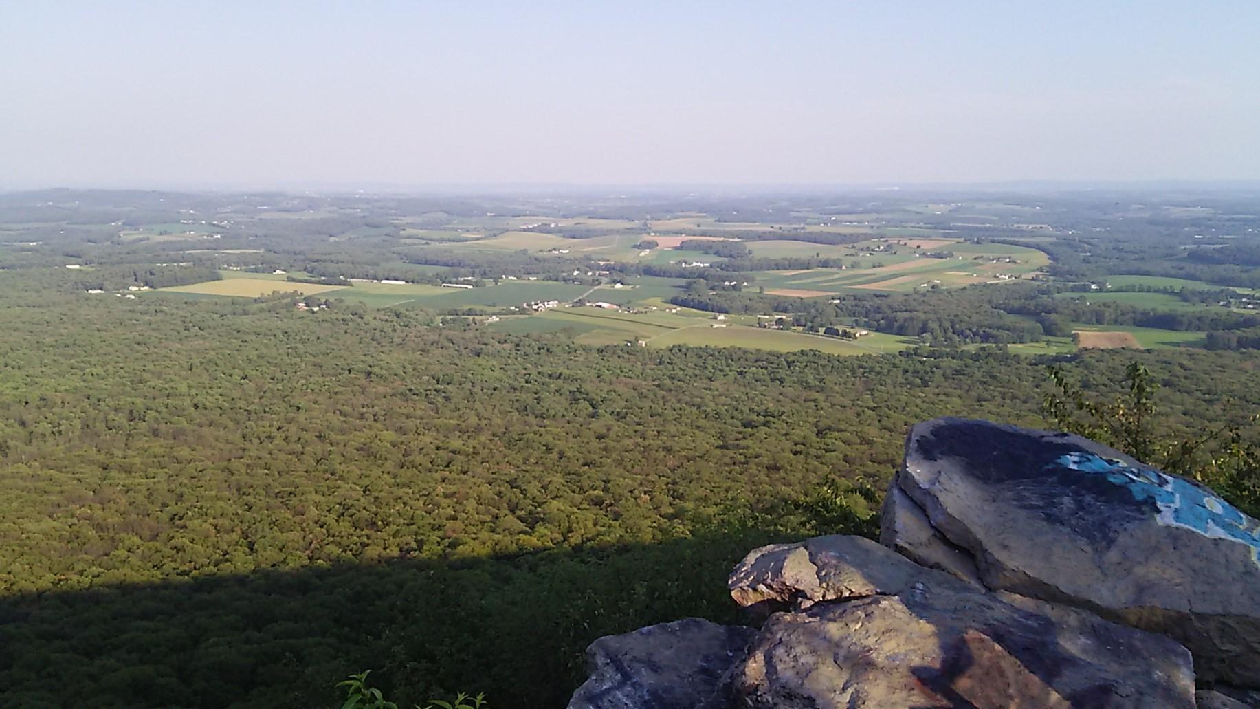 View from Bake Oven Knob, Germansville, Pennsylvania [1833x1031] r