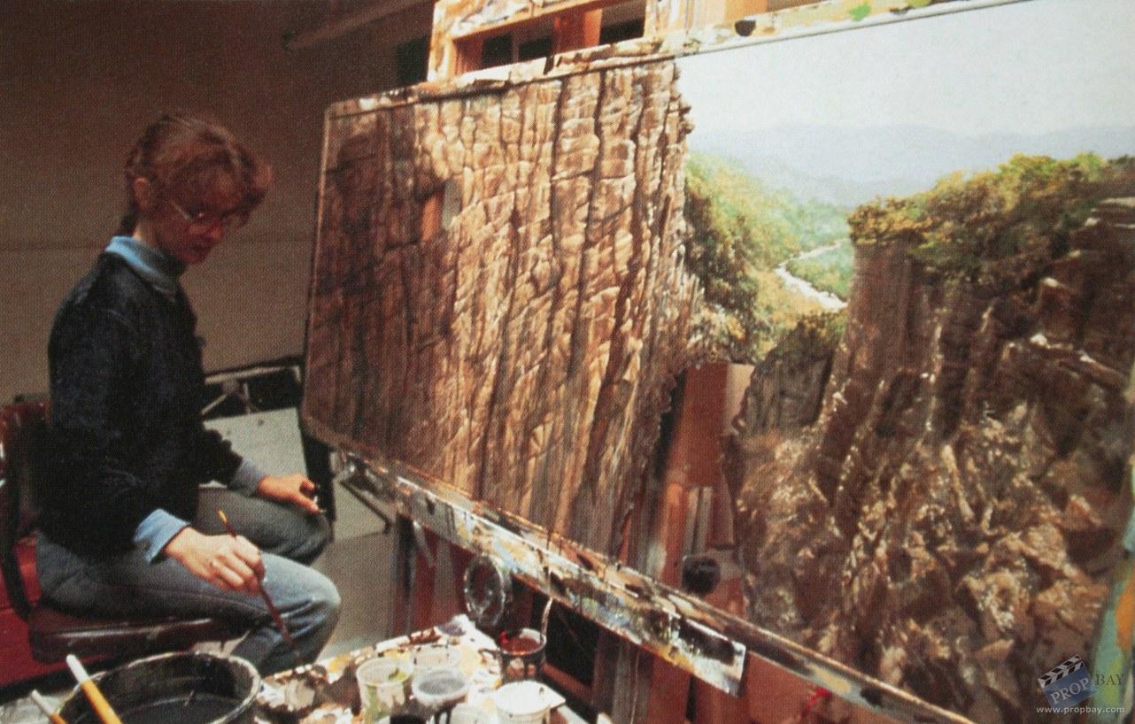 ILM matte painting from Indiana Jones PracticalFX