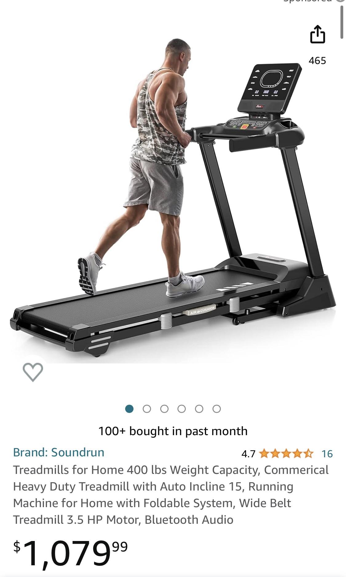 Does anyone have any experience with Soundrun? Would this a treadmill