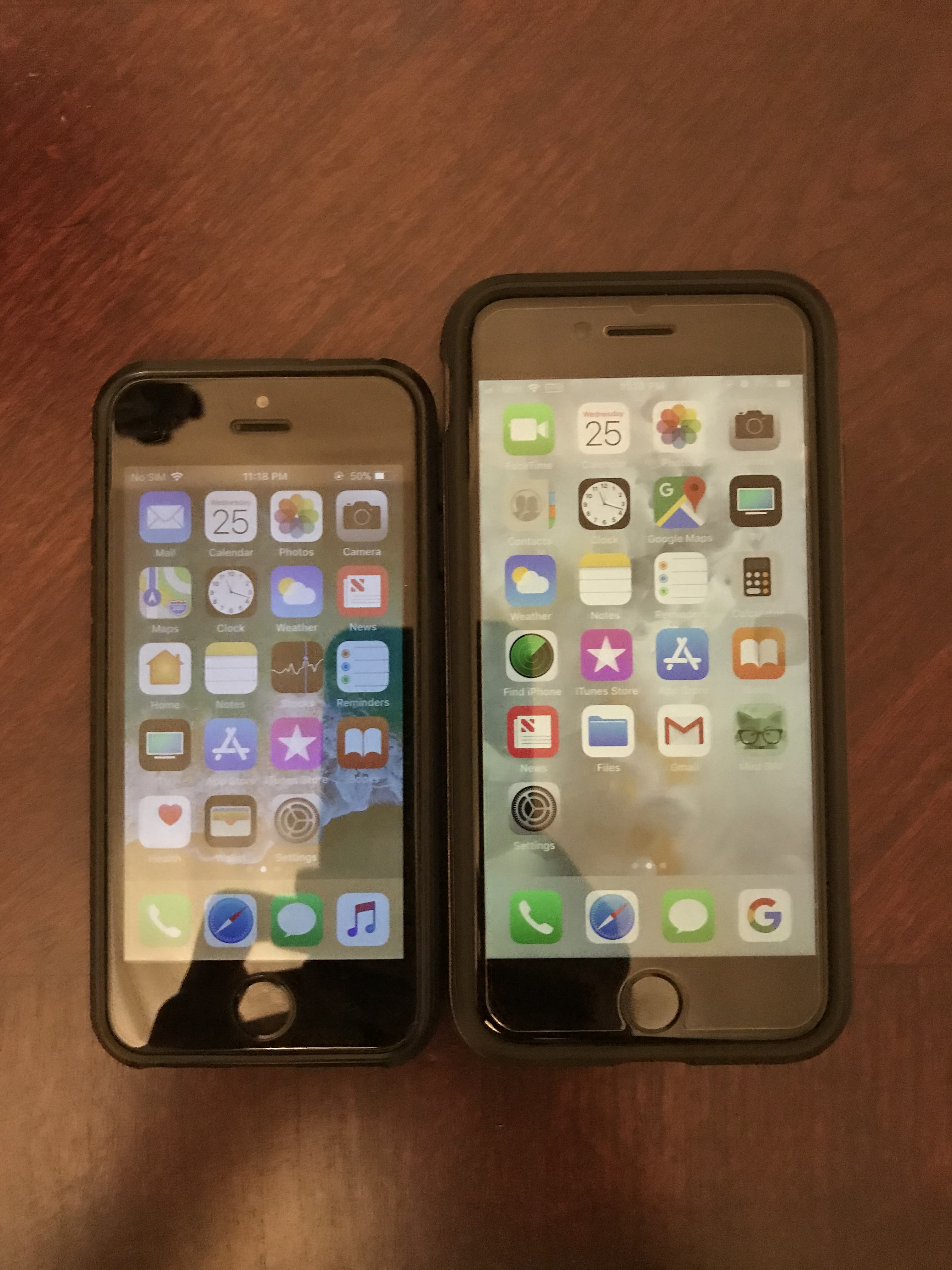 Upgraded from iPhone 5s 16GB to iPhone 8 64GB; very happy with this