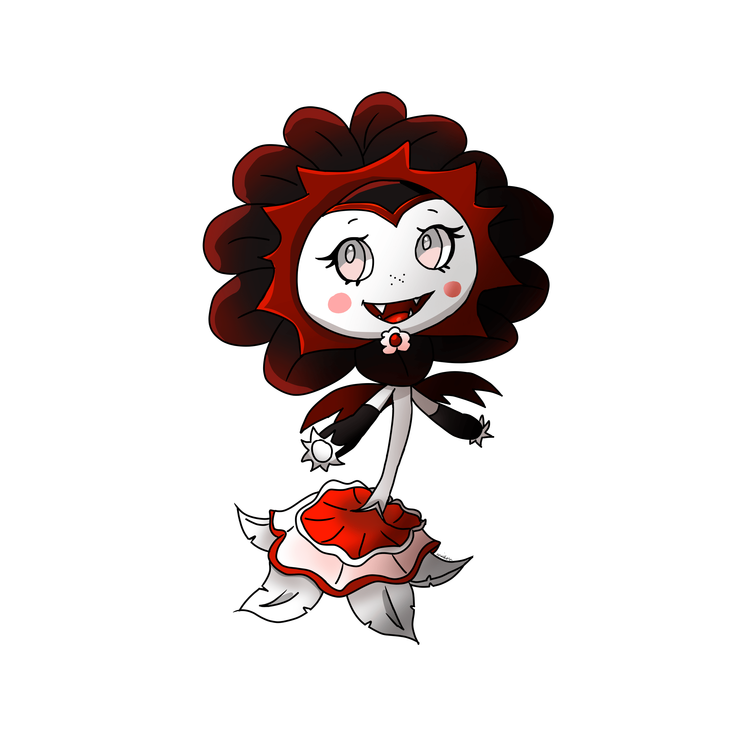 My Vampire Flower Fanart from last year. r/PvZGardenWarfare