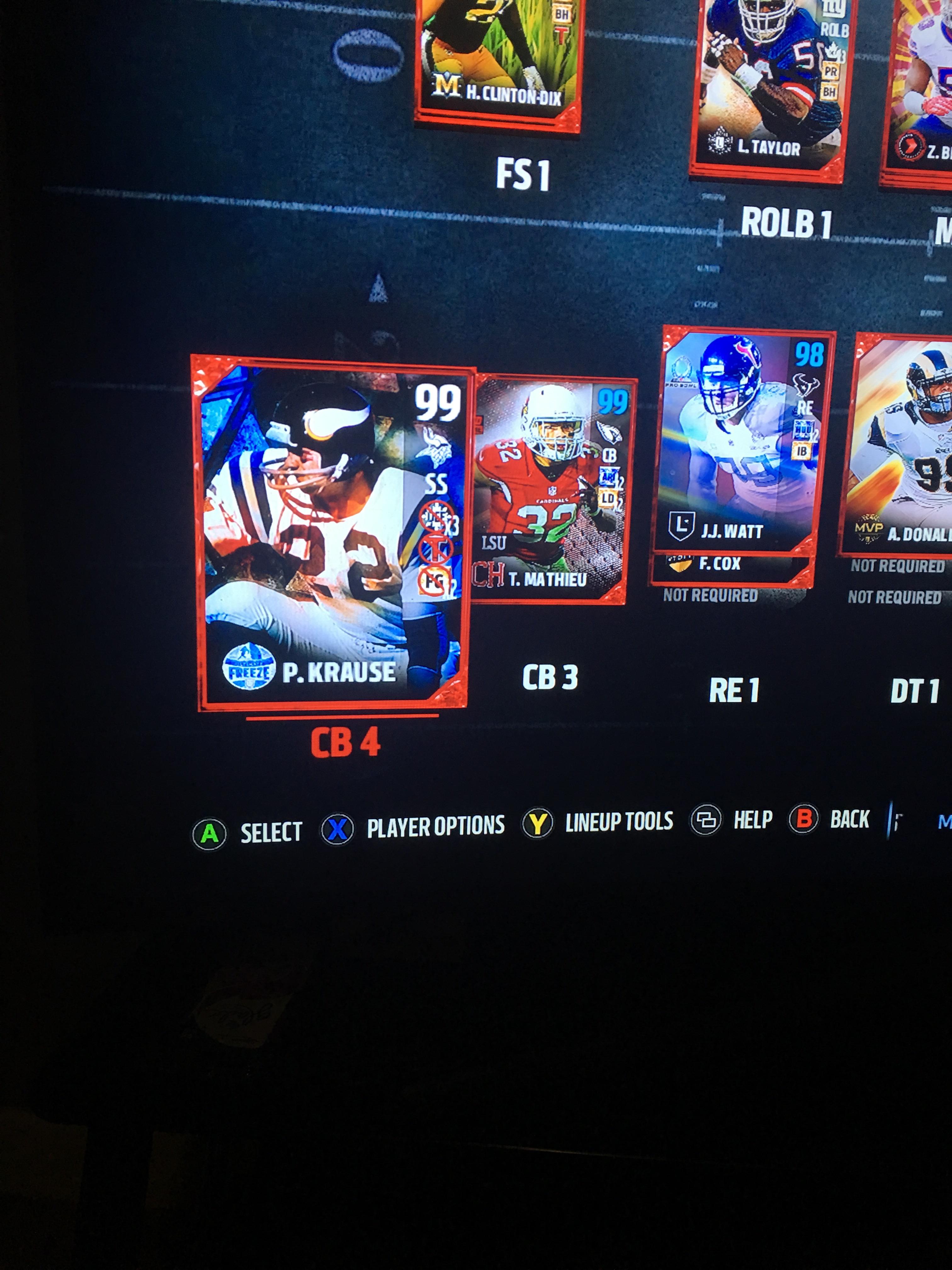 Krause is Hands down the best corner in the game r/MaddenUltimateTeam