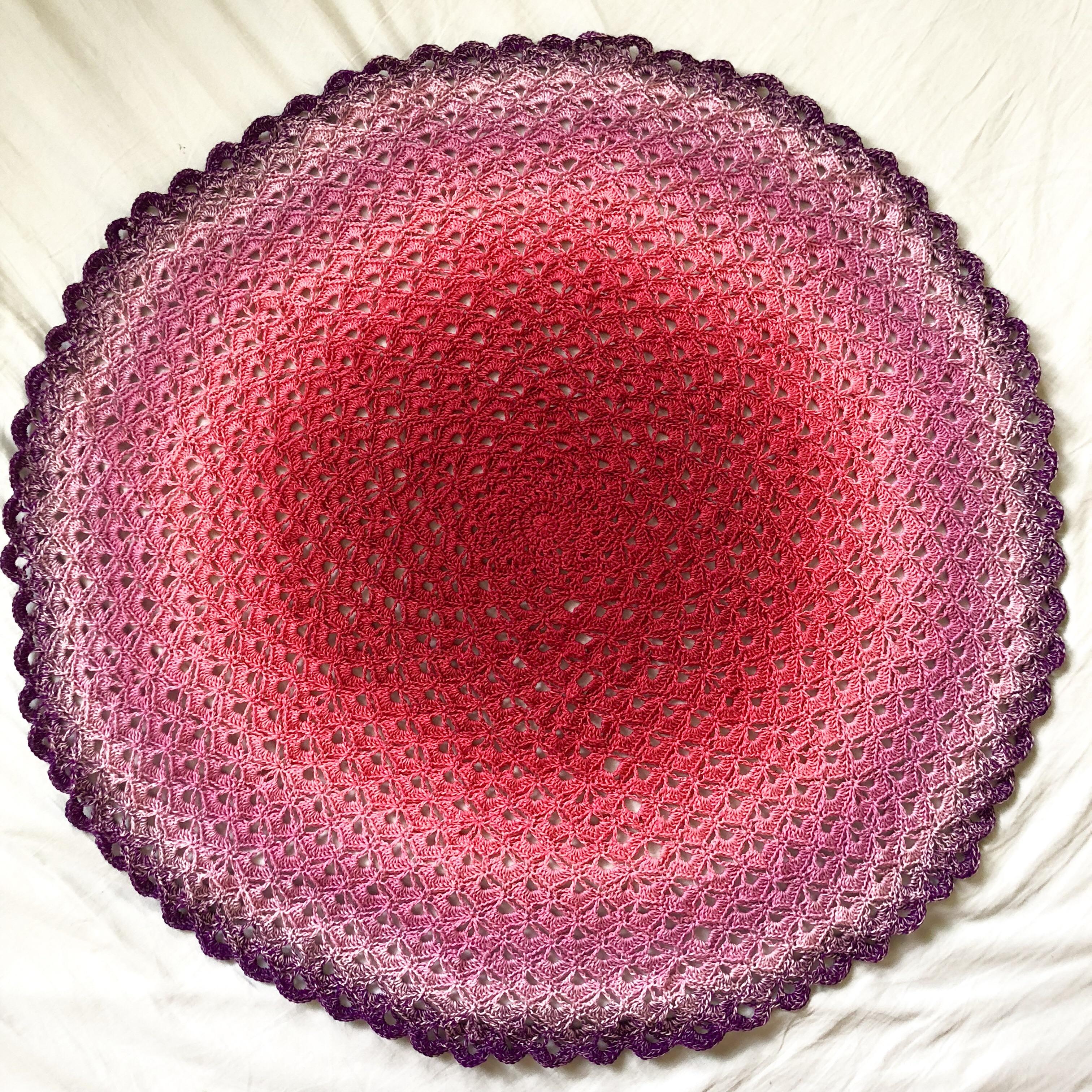 Lotus Flower Baby Blanket r/crochet