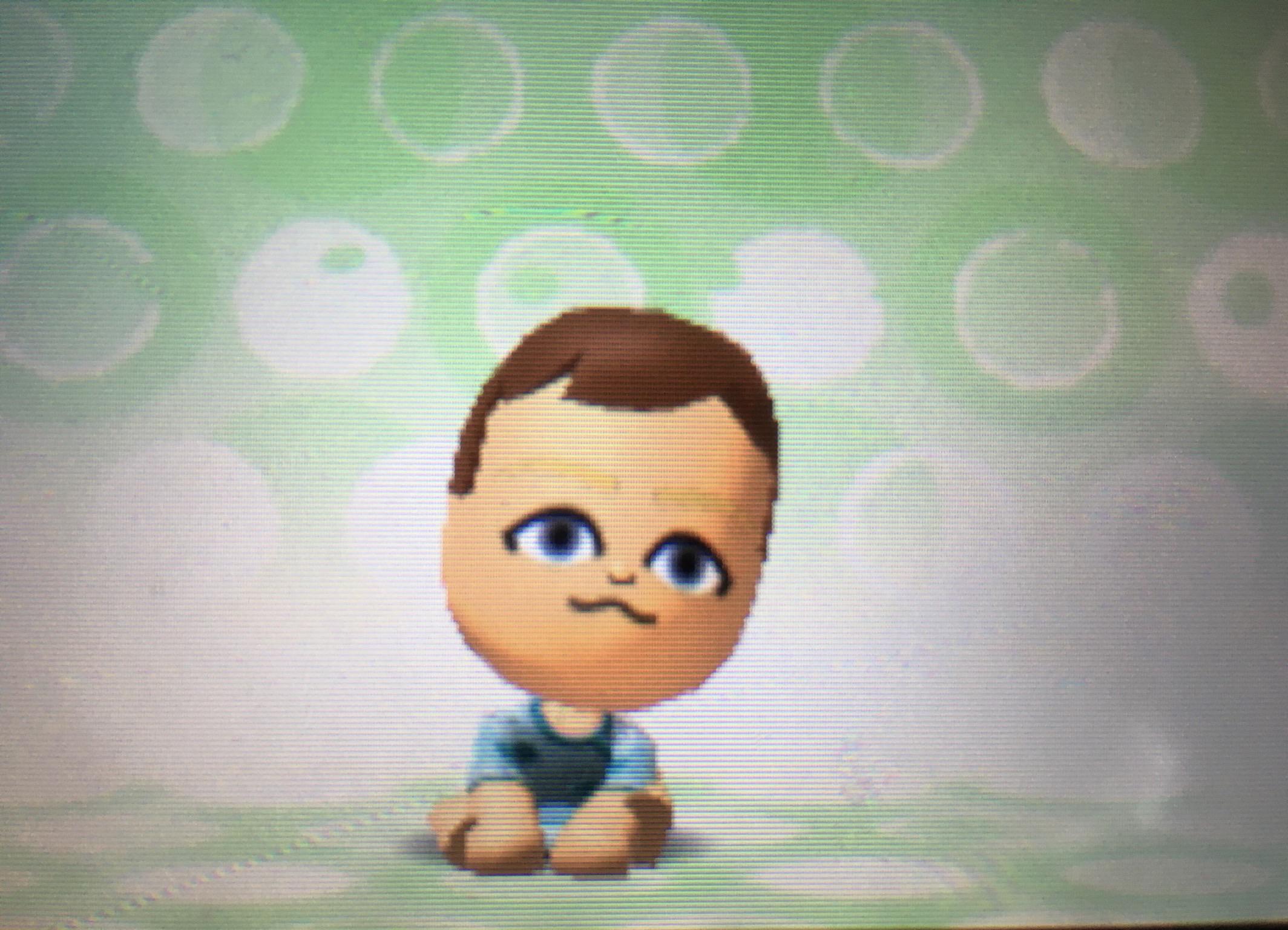 Baby Aiden is here!! He got his mother’s hair colour though, so I