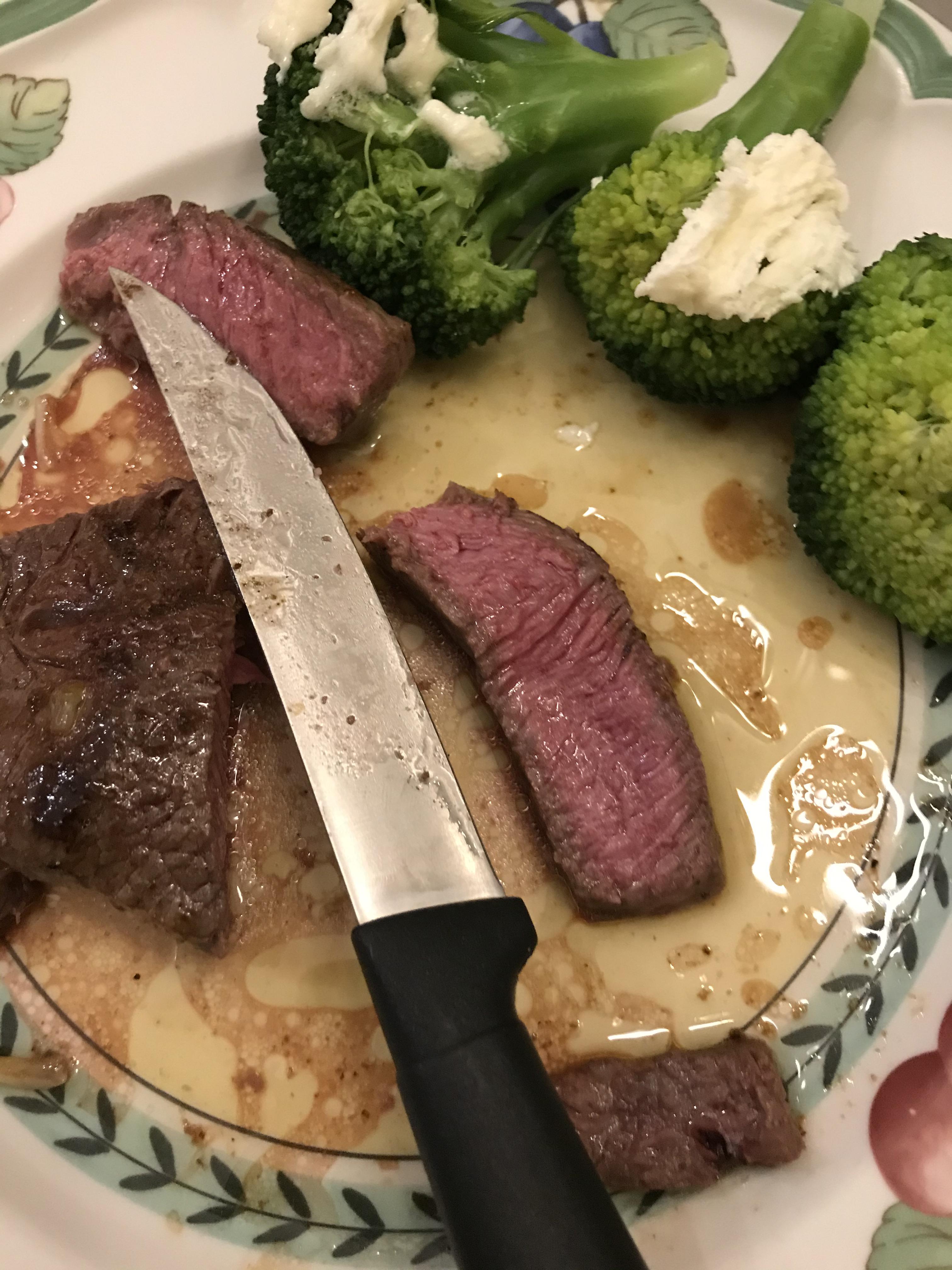 [Homemade] butter basted steak r/food