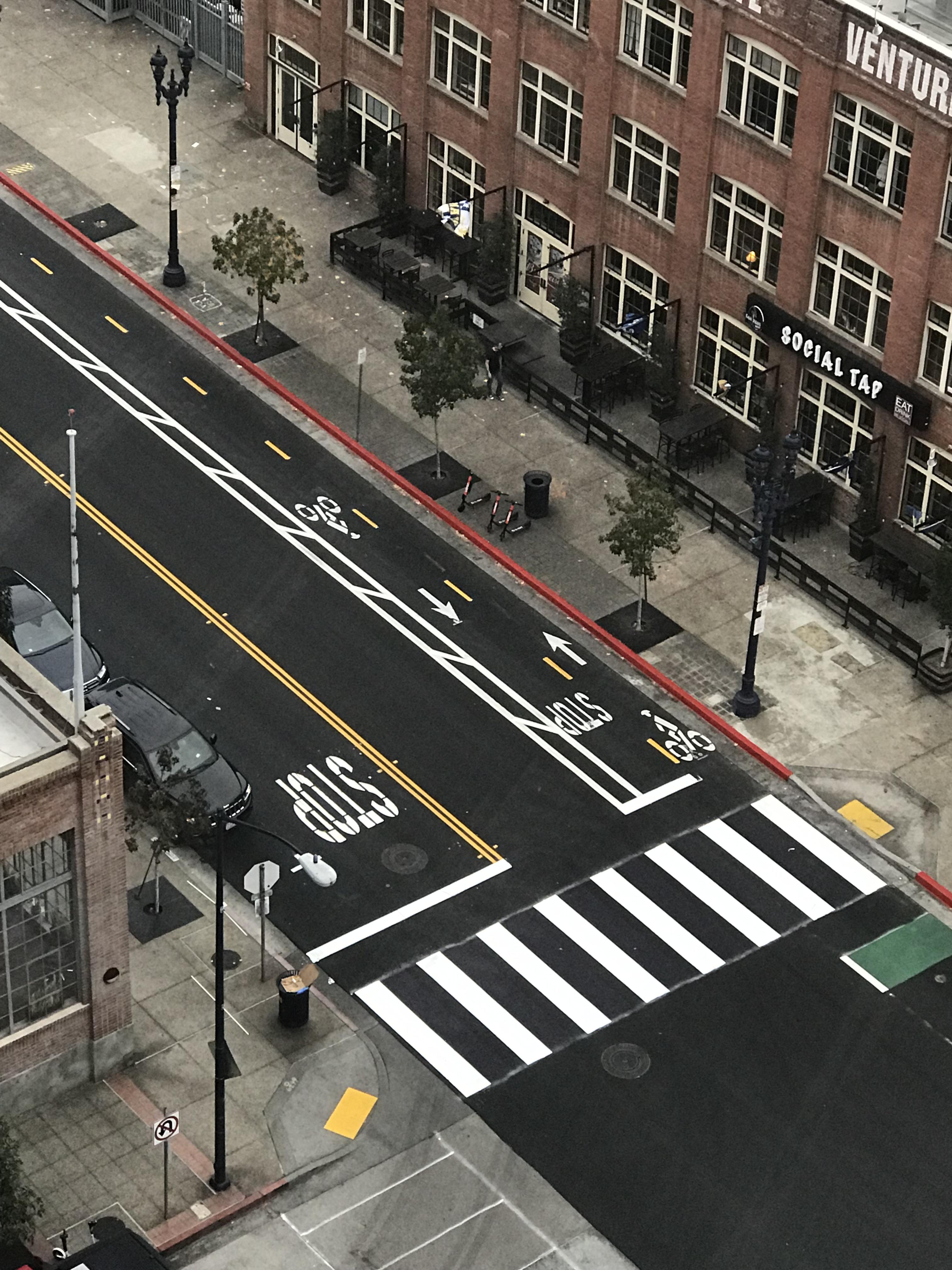 Downtown San Diego bike lanes are a addition. r/bicycling