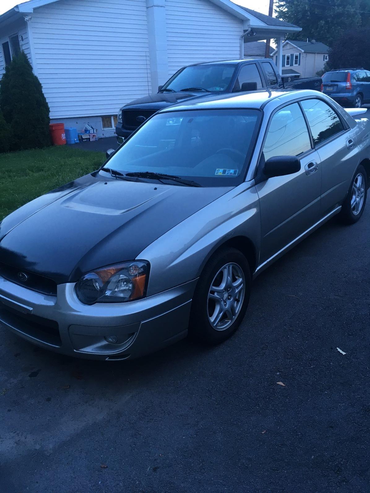 Paint on hood started chipping, not bad for a spray paint can. 05 rs