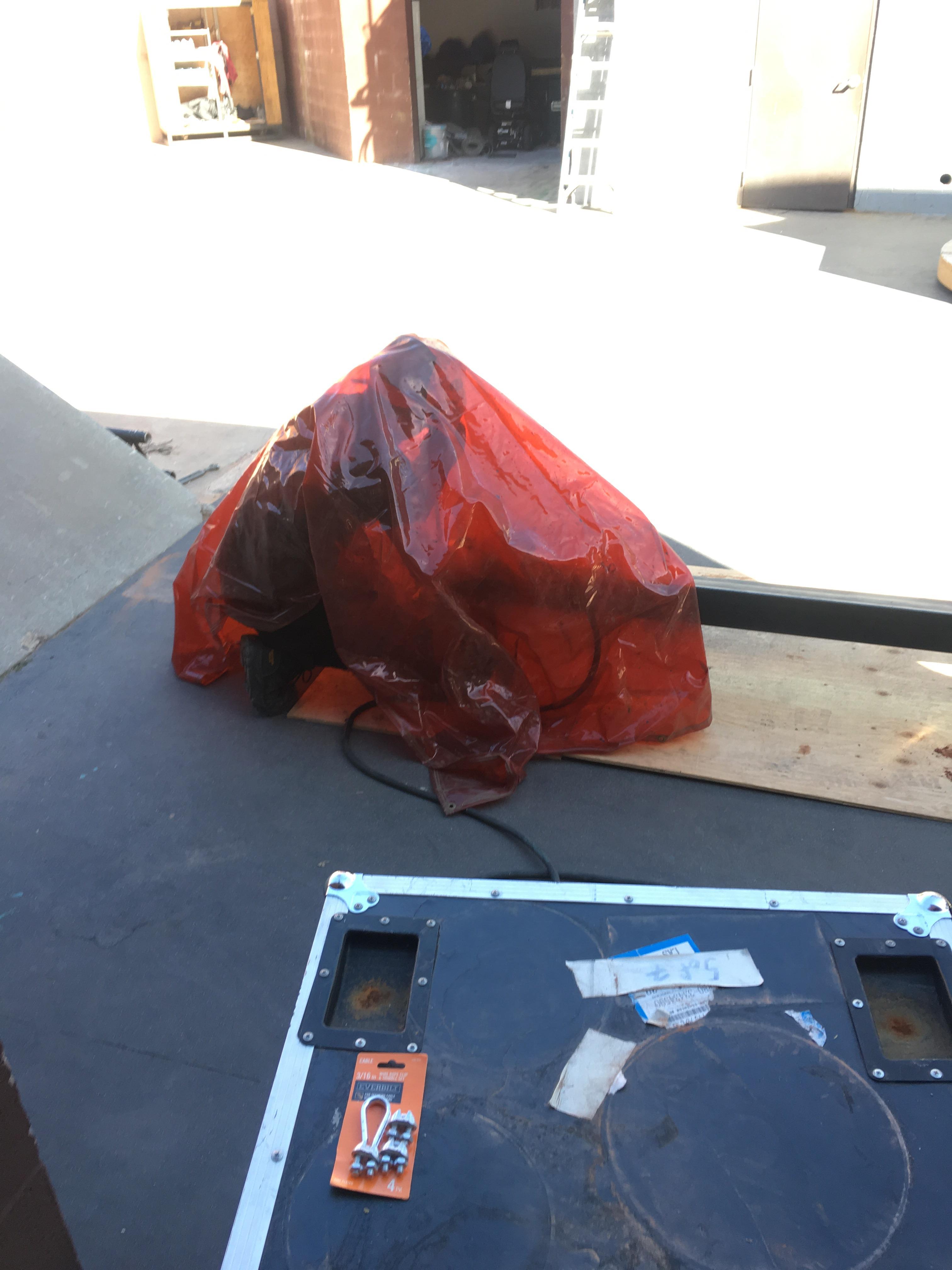 This smoke eater is going pro. Remember, welding is only permitted