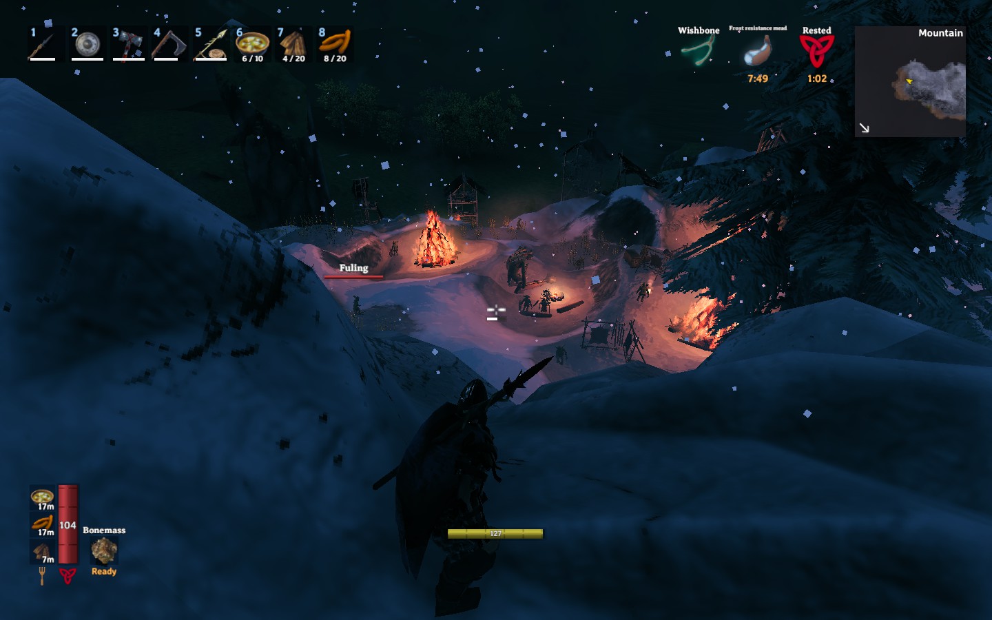 Mountain fuling village r/valheim