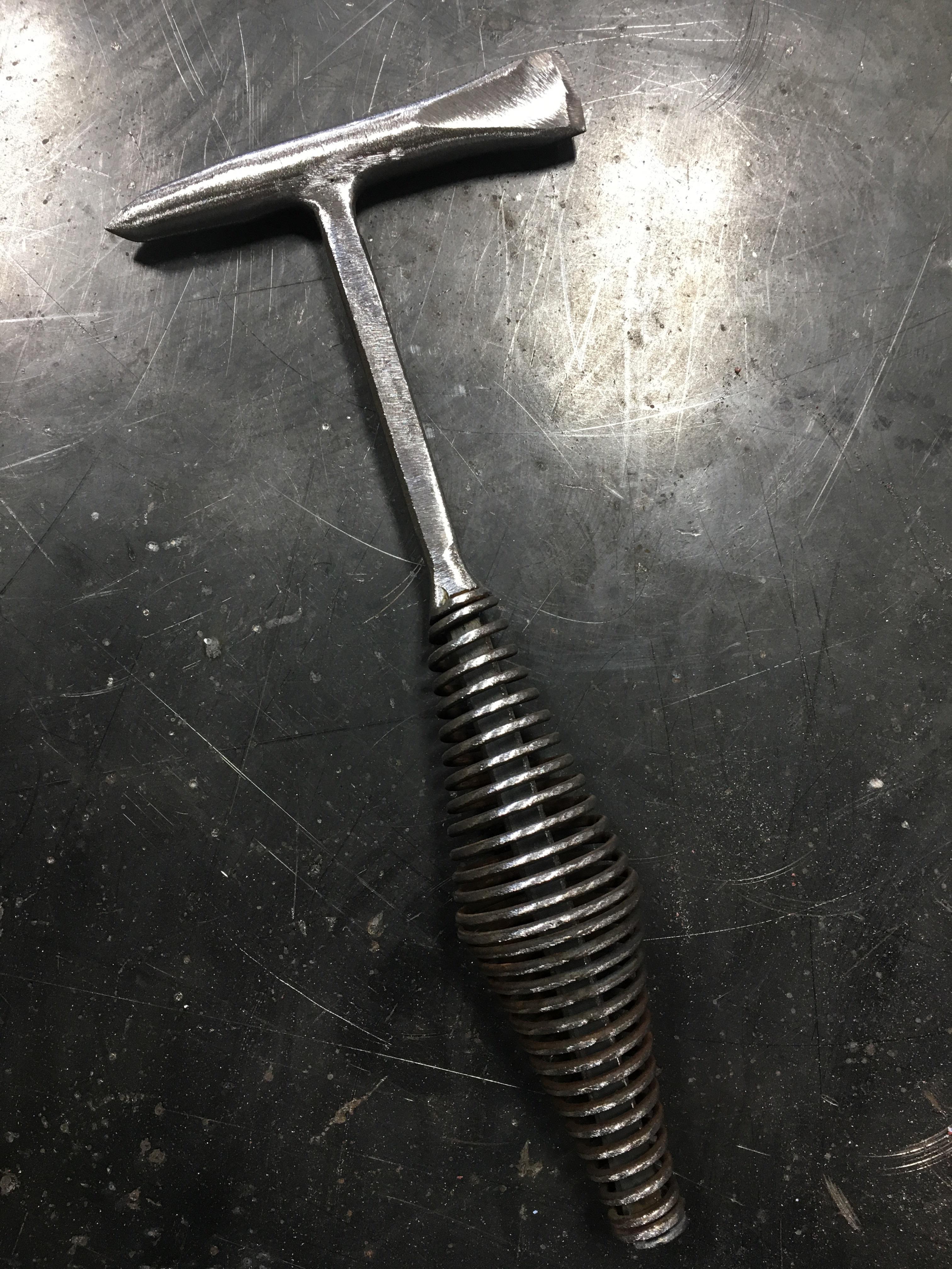 Made my own chipping hammer r/Welding