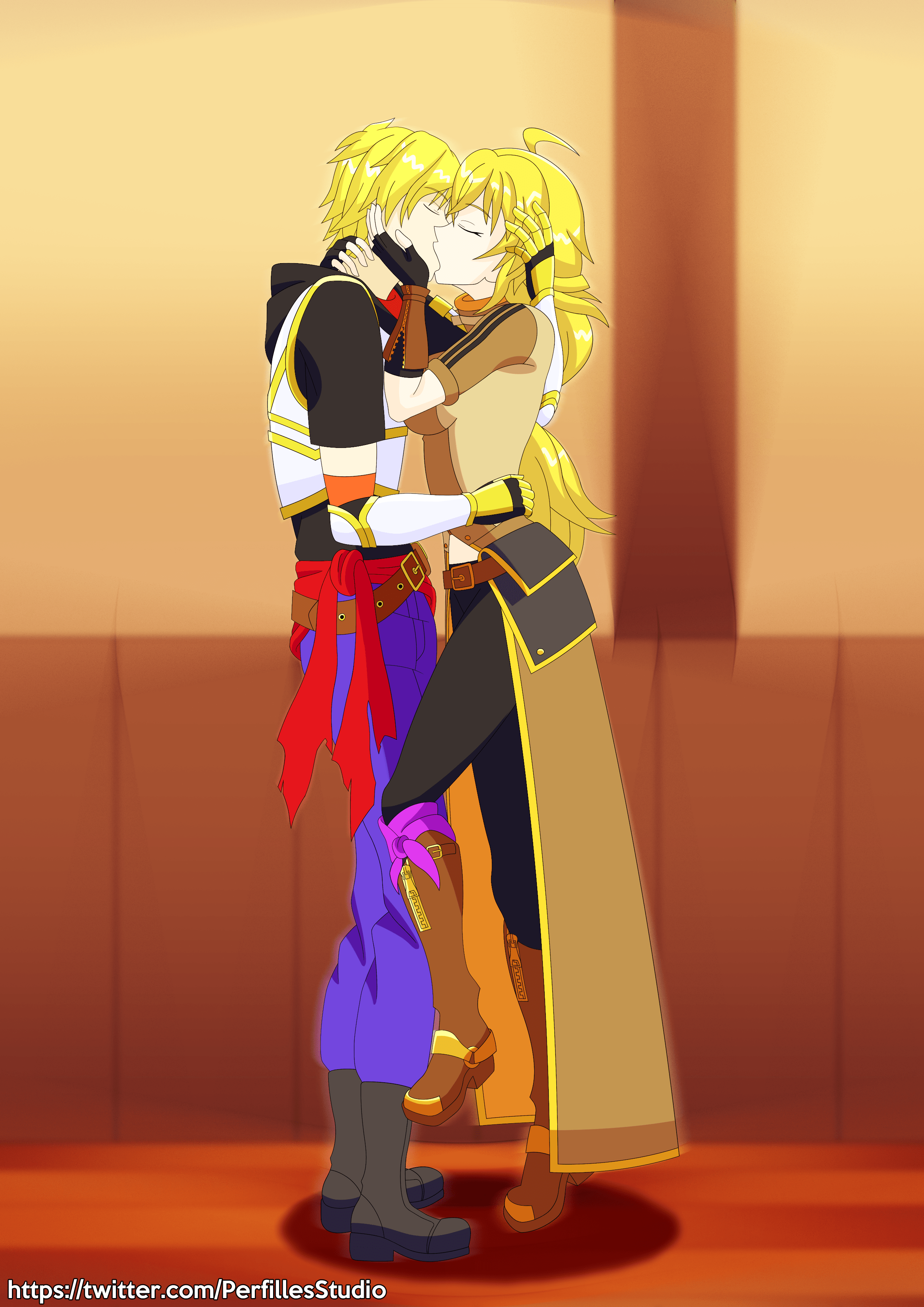 Dragonslayer Commission for Yang x Jaune fanfic (By