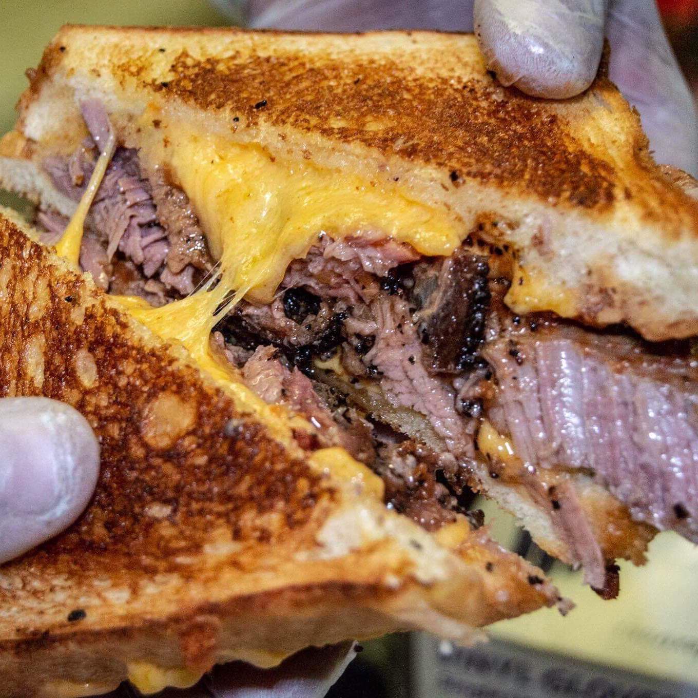 Brisket Grilled Cheese r/BBQ