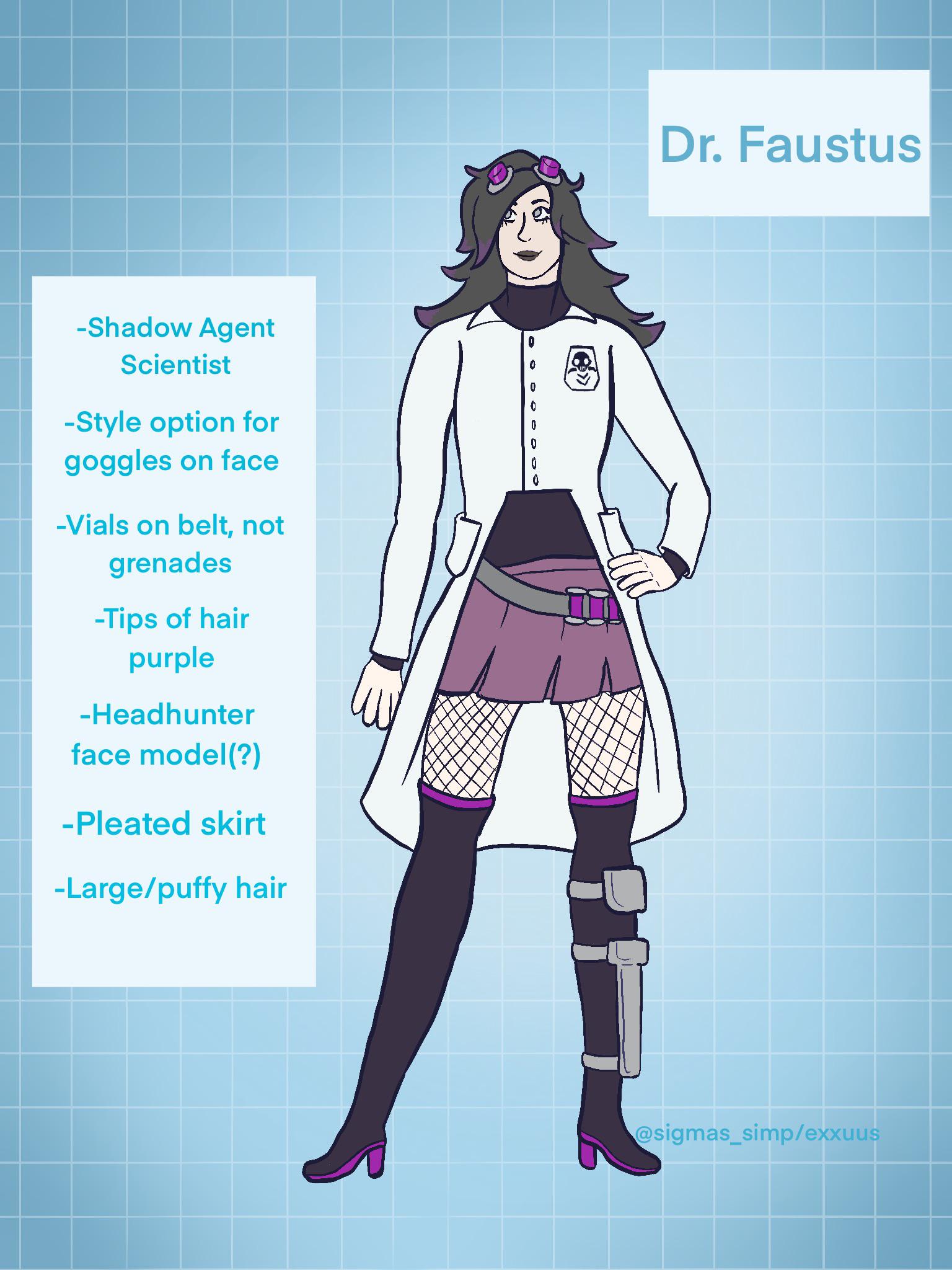 Suggestion Saturday a female mad scientist skin I designed a week ago