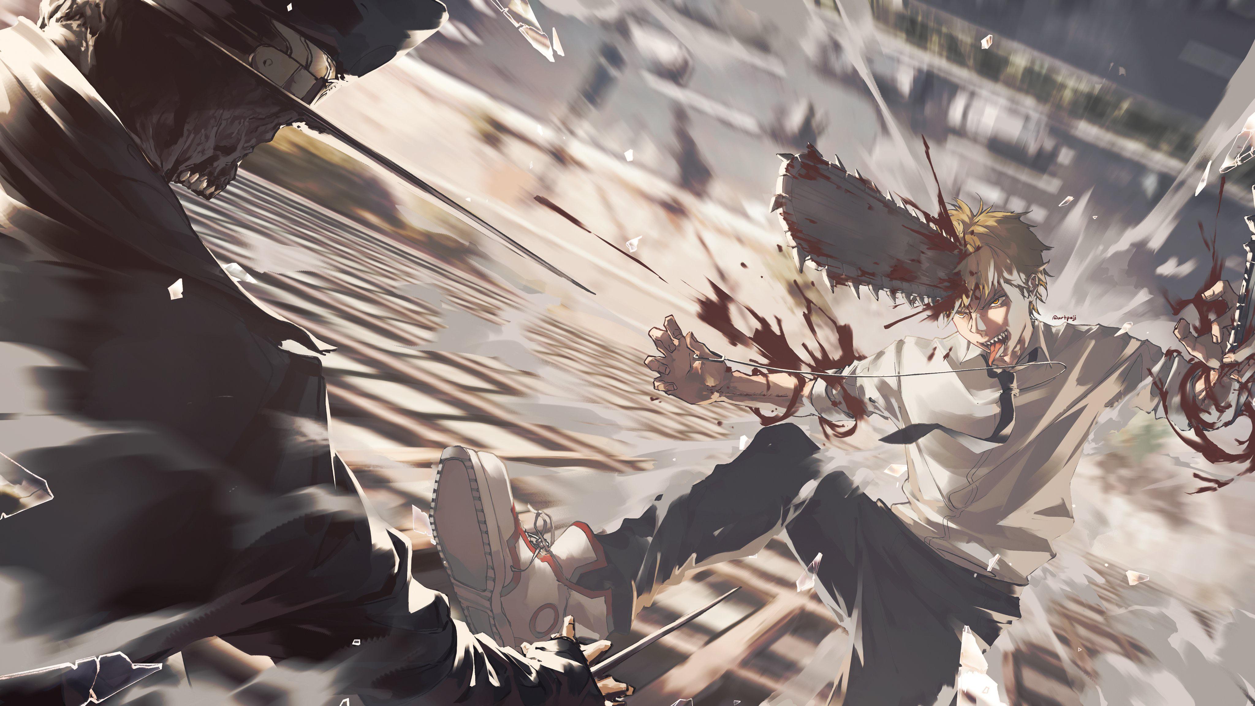 Chainsaw Man vs. Samurai Sword r/ChainsawMan