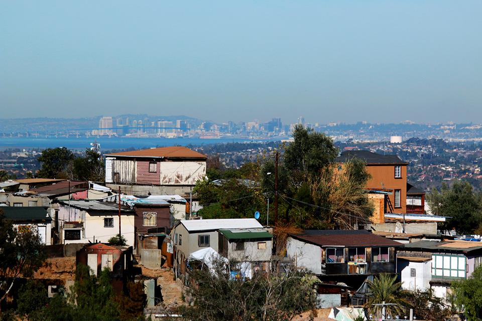 San Diego views from the the Morelos Neighborhood in Tijuana (by my