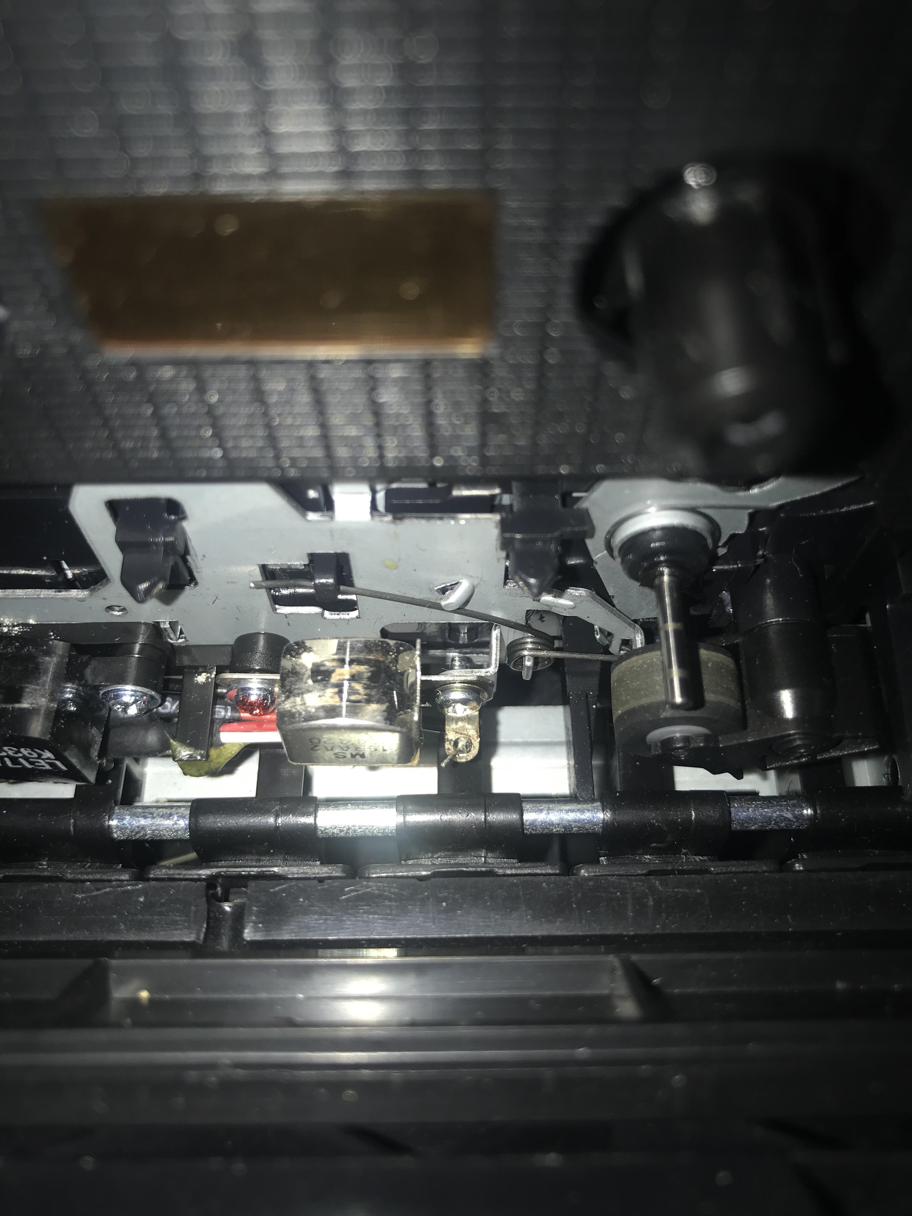 This side of my tape deck has started to play slowly, and I have trauma